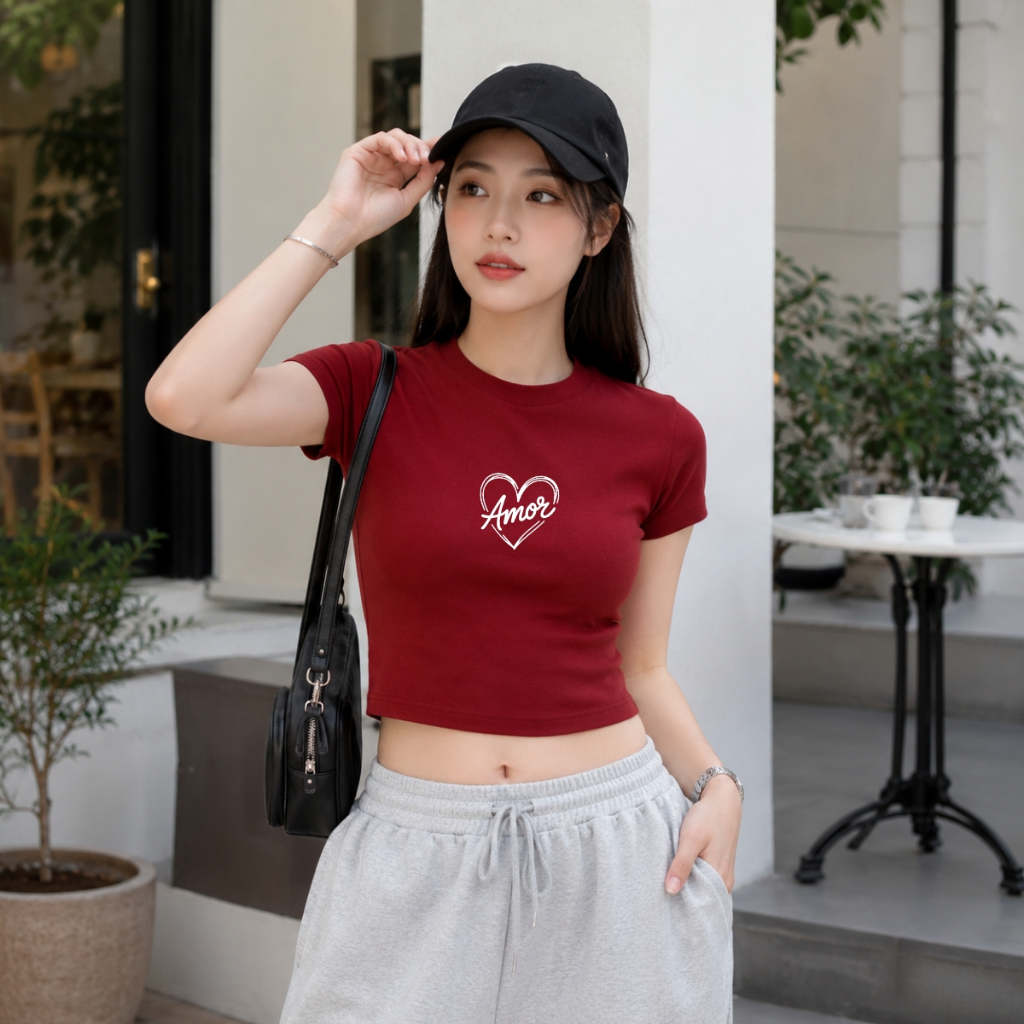 Áo Croptop nữ nhiều hình xinh xắn dễ mặc - Loza G0199 G0199