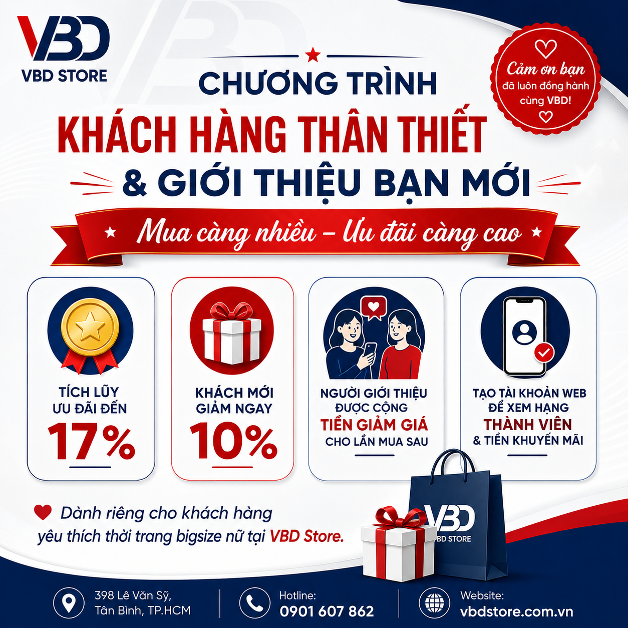 Chương Trình Khách Hàng Thân Thiết VBD Store