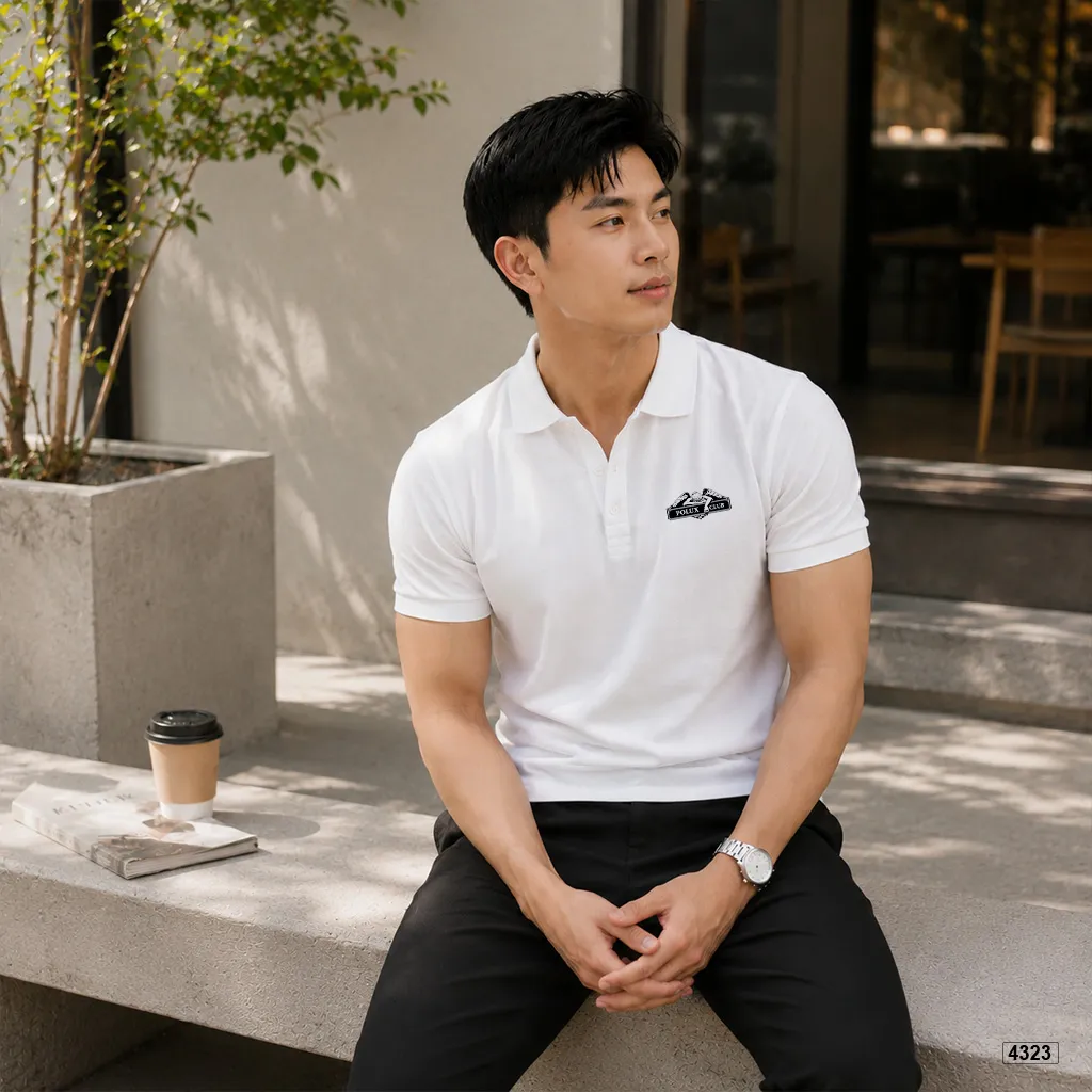 Áo polo nam tay ngắn cổ trụ basic thoáng mát Polux 4323_thumbnail_3