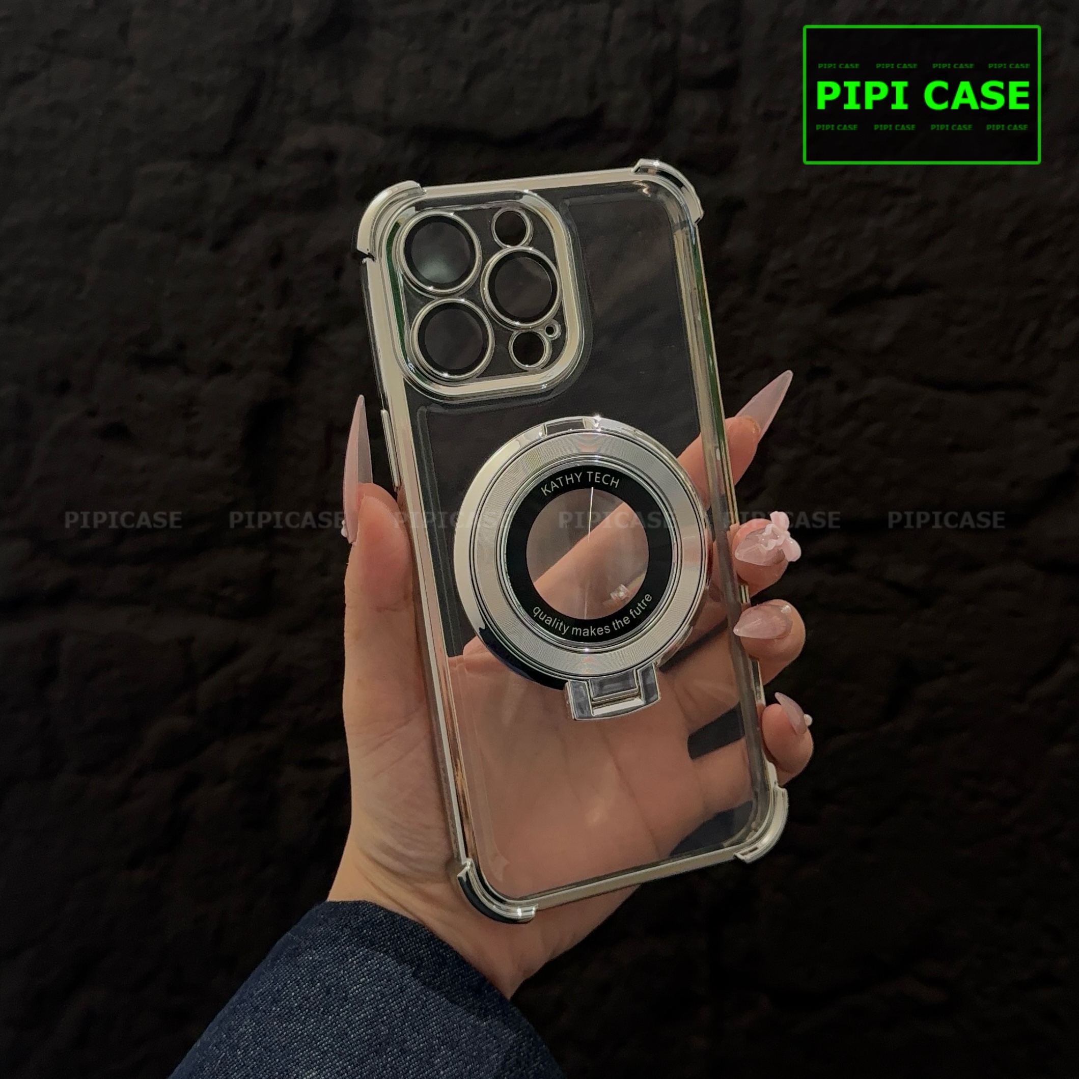 Ốp Lưng iPhone 14 Pro - Ven - Bạc_thumbnail_9