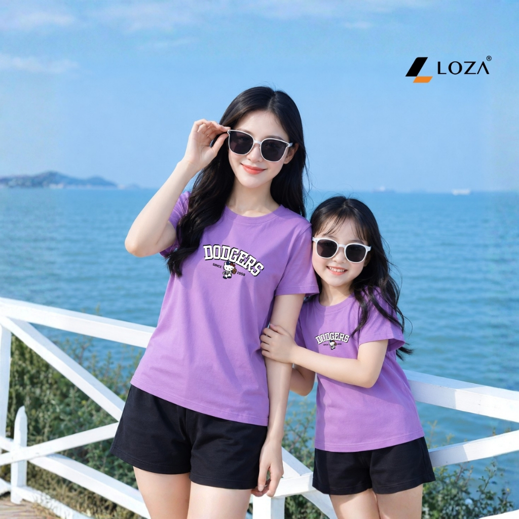 Set đồ đôi mẹ và bé hình mèo kitty - Loza VP706-SB706_thumbnail_1
