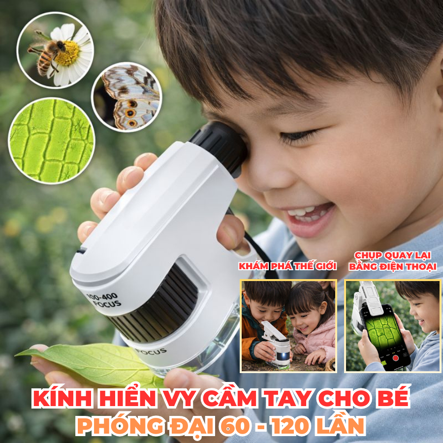 Kính Hiển Vi Cầm Tay Cho Bé, 60–120 Phóng Đại, Có Đèn Trắng Tím Tặng Kẹp Điện Thoại Khám, Phá Thế Giới 349KH_thumbnail_3