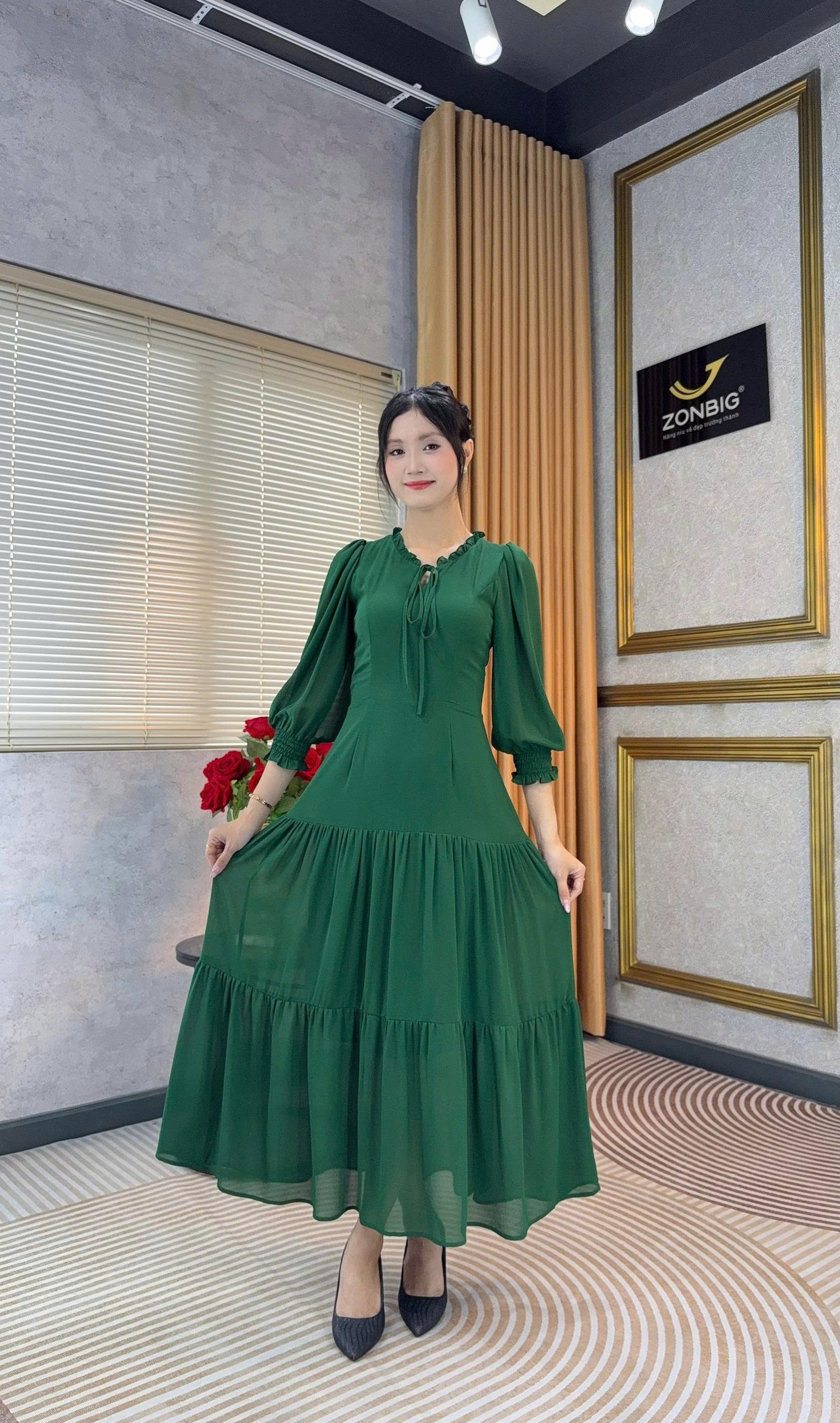 Đầm maxi - Y2224 - Thương hiệu ZONBIG
