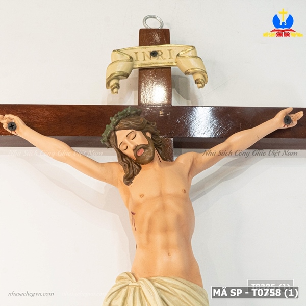 Tượng Chúa chịu nạn 50cm vẽ tay_thumbnail_1