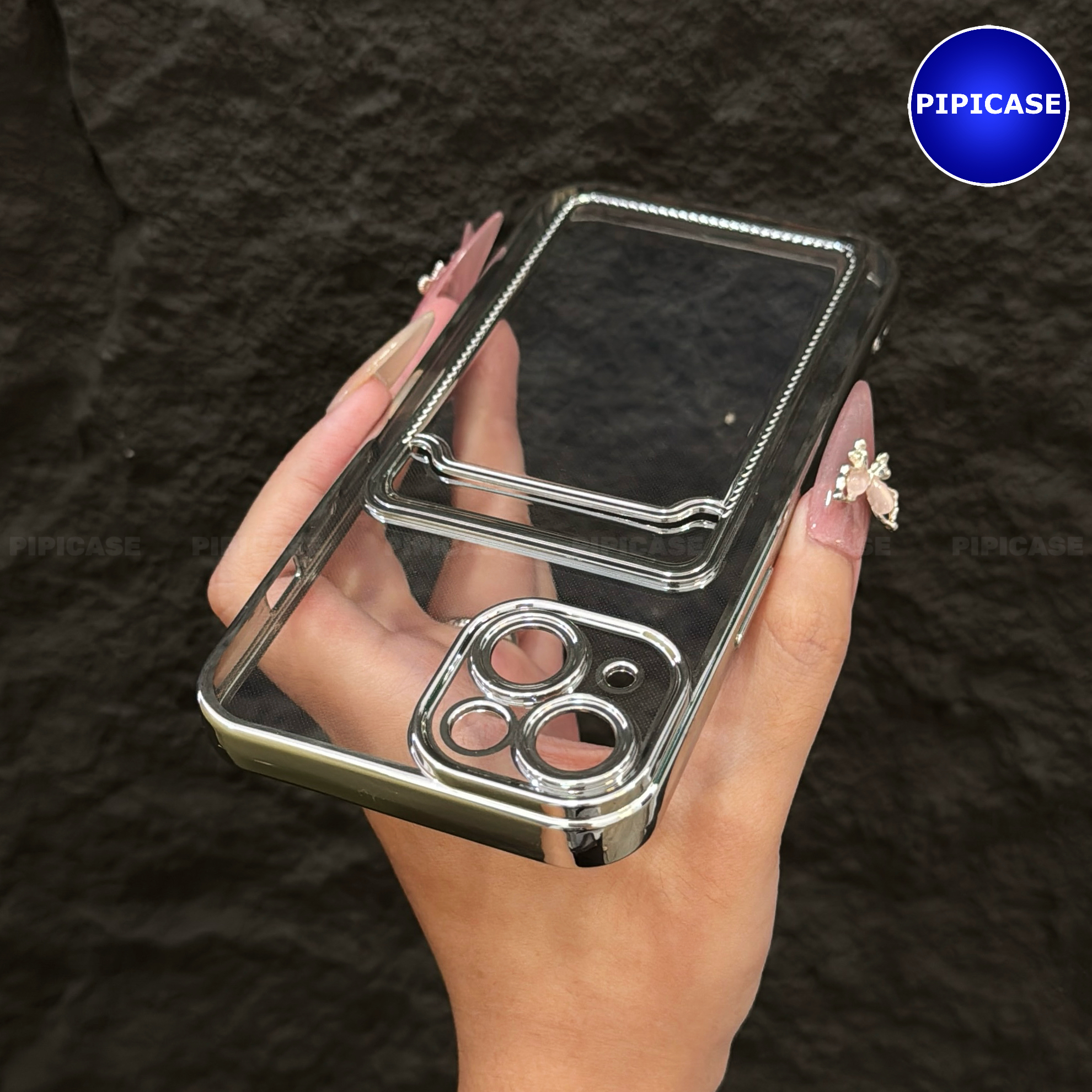 Ốp Lưng iPhone 14 - Ốp Thẻ - Bạc_thumbnail_17