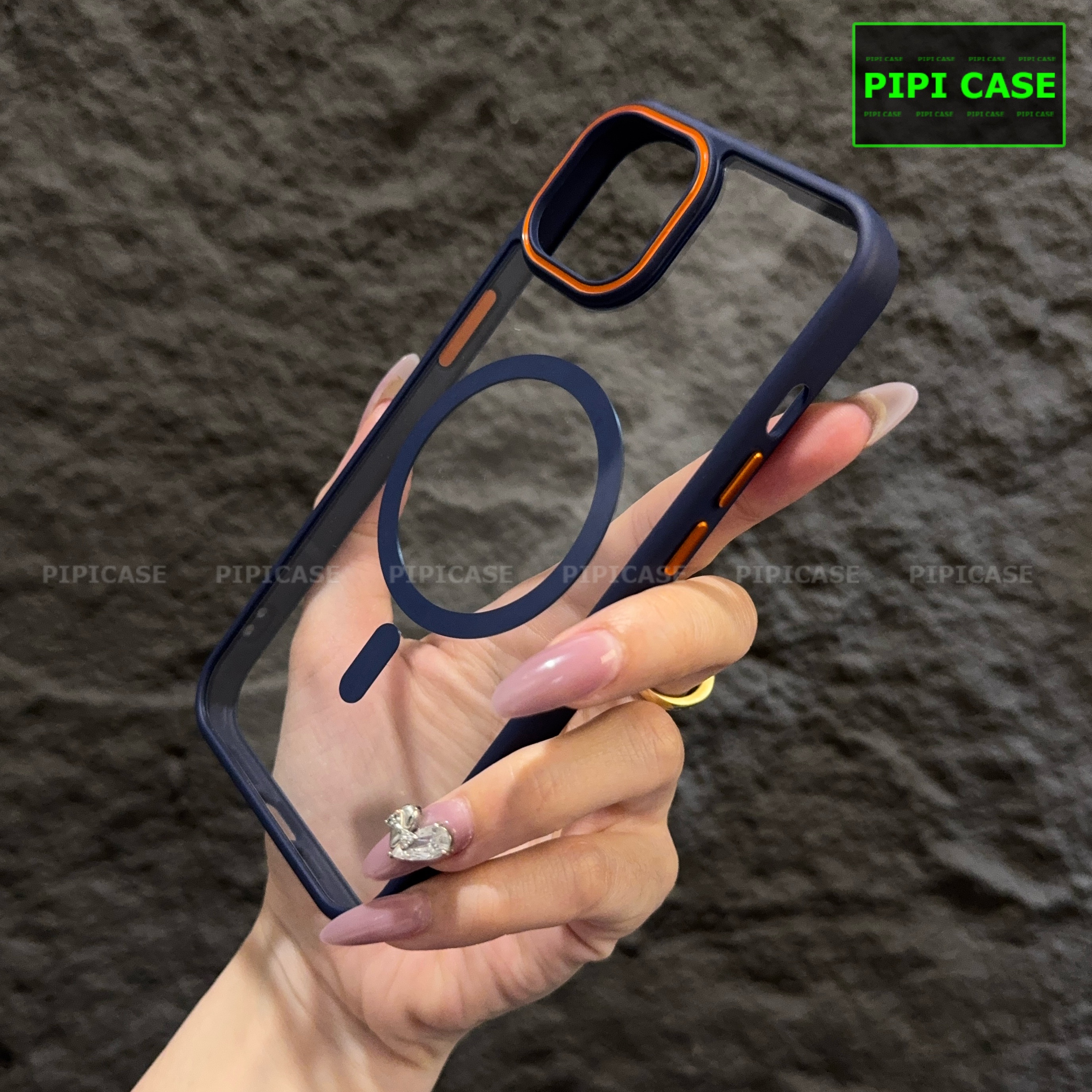 Ốp Lưng iPhone 14 Plus - KM Color - Xanh Dương_thumbnail_1
