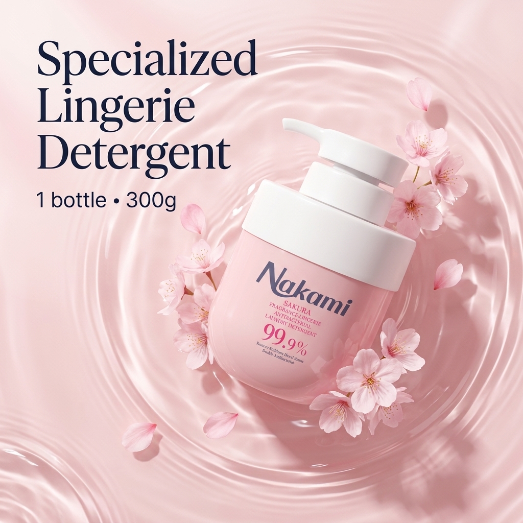Nakami Sakura Fragrance Lingerie  Disinfectant Laundry Detergent 300mL