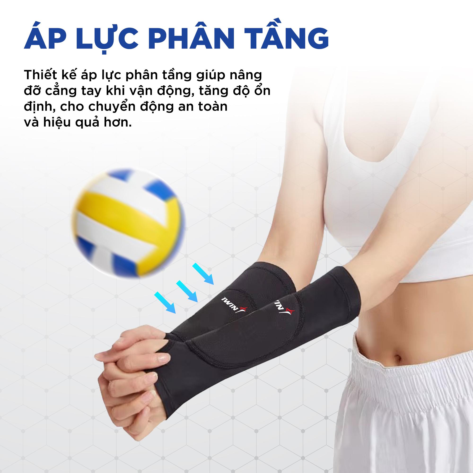 Băng Tay Dài Bóng Chuyền iWin Keepa (1 Cặp) Hỗ Trợ Tập Luyện Thể Thao Đương Đại_thumbnail_1