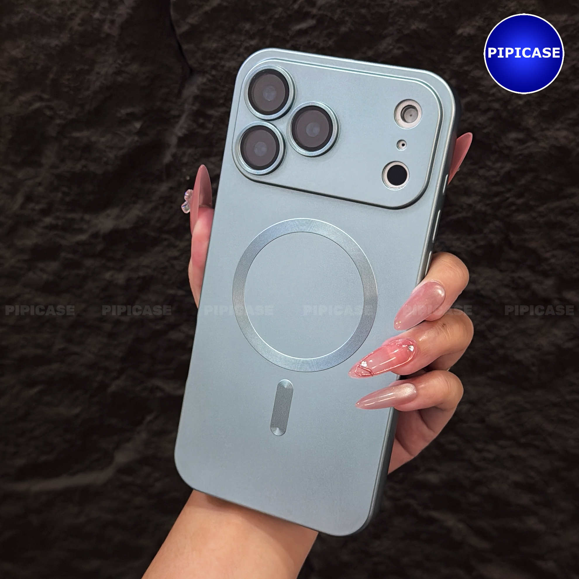 Ốp Lưng iPhone 17 Pro Max - Ops - Xanh Nhạt