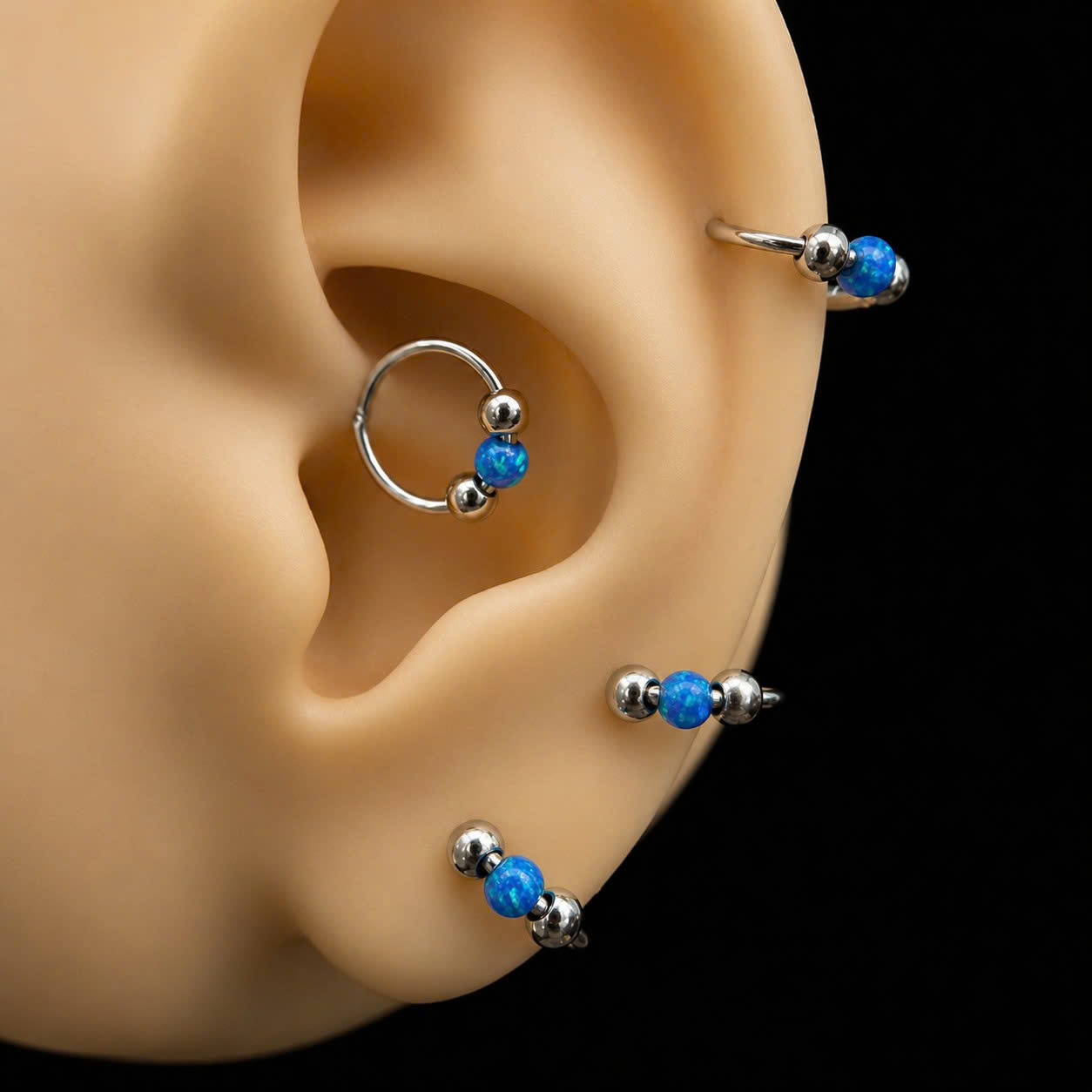 bật khớp hai bi opal xanh biển 8mm đeo daith cánh mũi septum_thumbnail_3