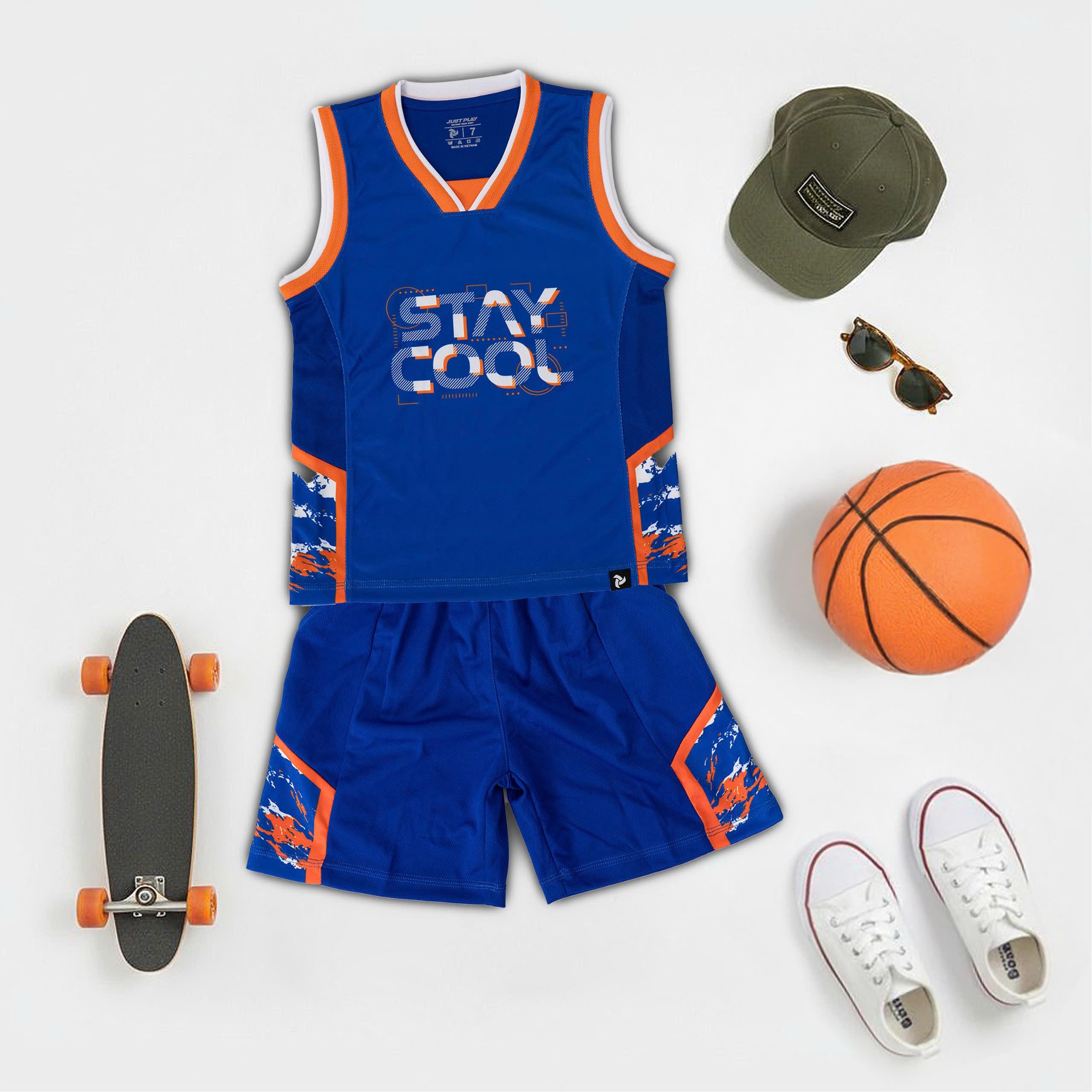 Bộ Thể Thao Trẻ Em Just Play KID06 Ba Lỗ Thun Mè Cao Cấp Thoáng Khí Thể Thao Đương Đại