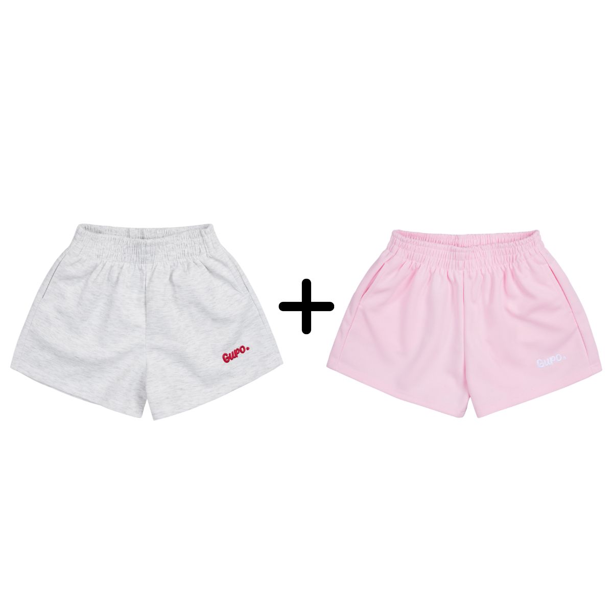 Quần Short Nữ GUPO Thêu Chữ Form Rộng Nỉ 2 Da Mềm Mịn Thoáng Mát Không Bai Xù - QS-HD-01_thumbnail_12