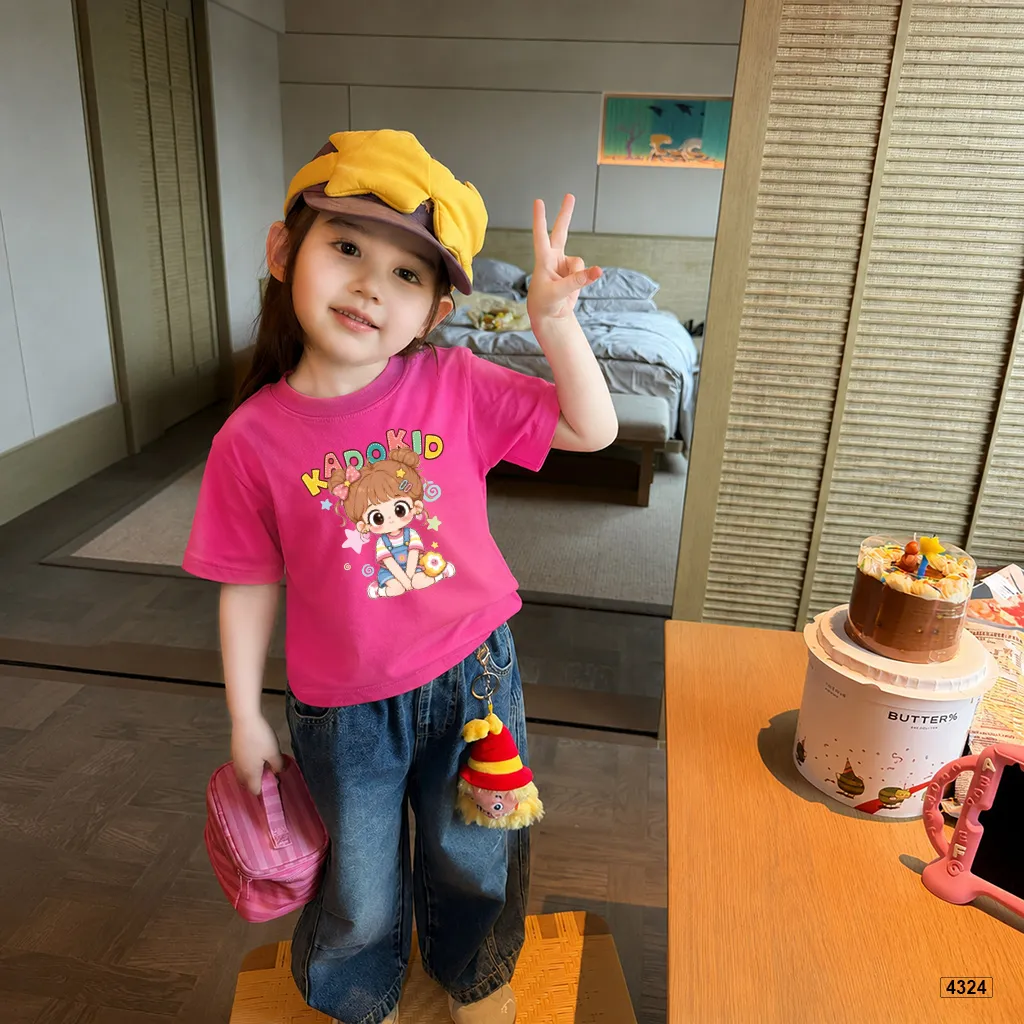 Áo thun bé gái form rộng Kado Kid Cute Girl Kado 4324_thumbnail_3