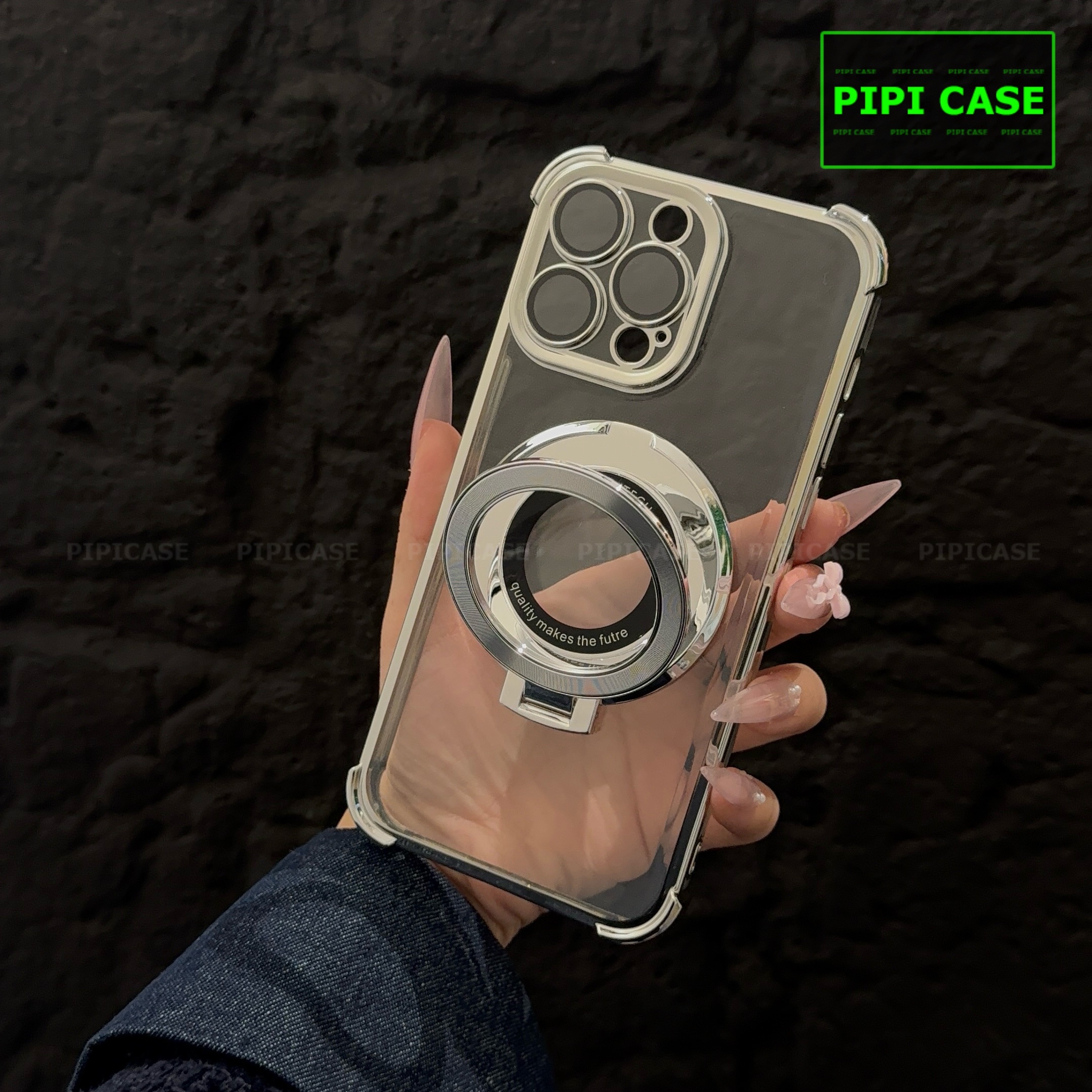 Ốp Lưng iPhone 14 Pro - Ven - Bạc_thumbnail_11