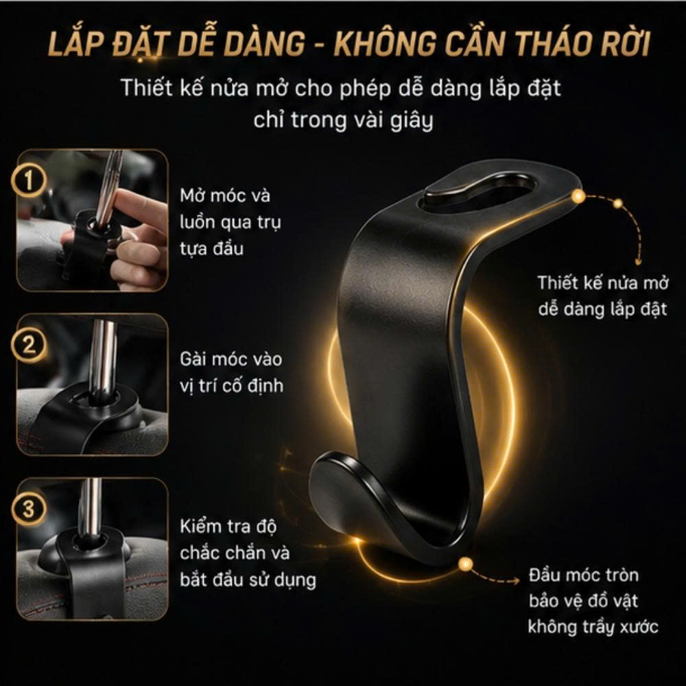 Móc Treo Đồ Sau Ghế Ô Tô Chữ S Chịu Lực Tốt_thumbnail_2