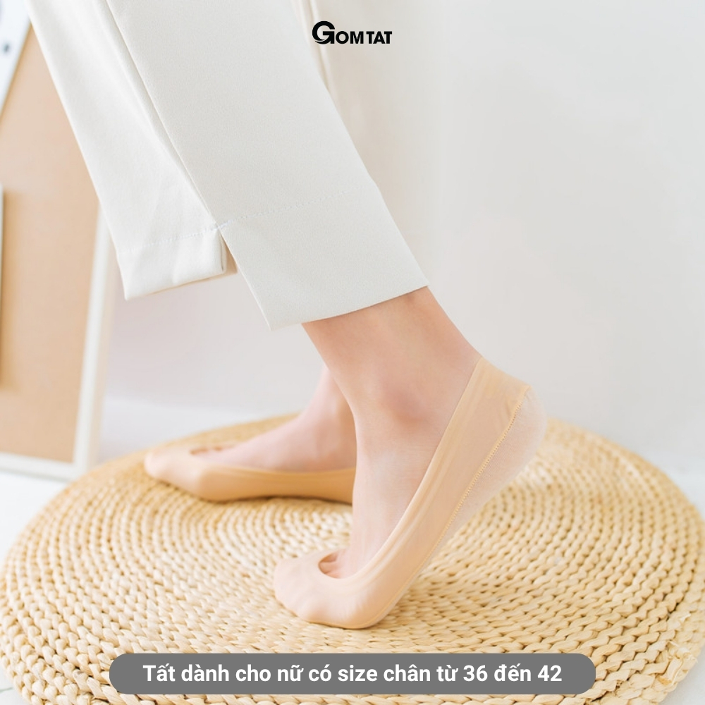 [DEAL QUÀ TẶNG] Tất búp bê nữ đi giày lười GOMTAT có đệm silicon chống tuột gót, thoáng mát mùa hè - TNBB_thumbnail_5