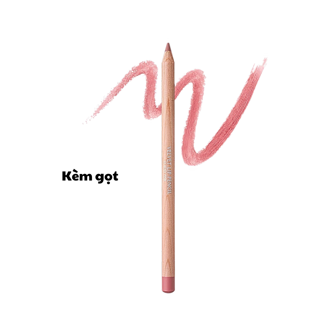 [CLIO] Chì kẻ môi Clio Velvet Lip Pencil kèm gọt 1.45g