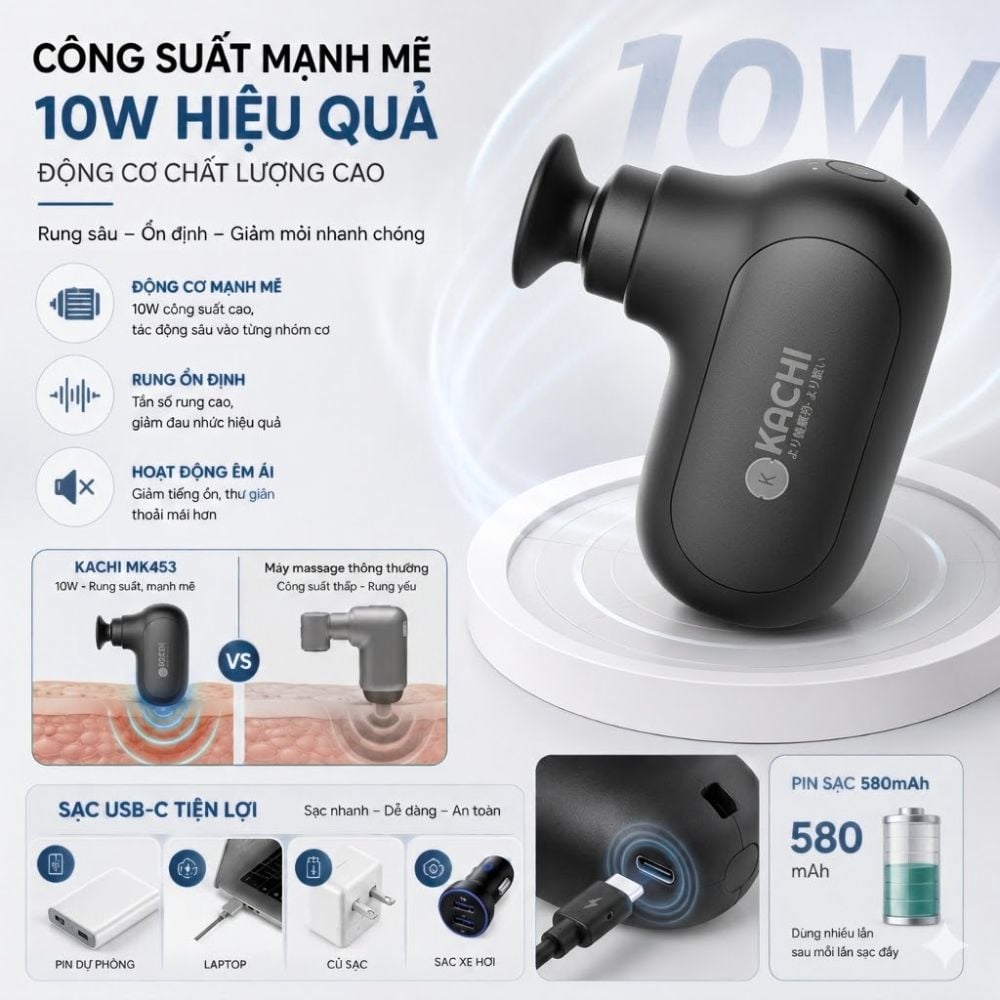 Máy massage cầm tay dạng súng KACHI MK453_thumbnail_14