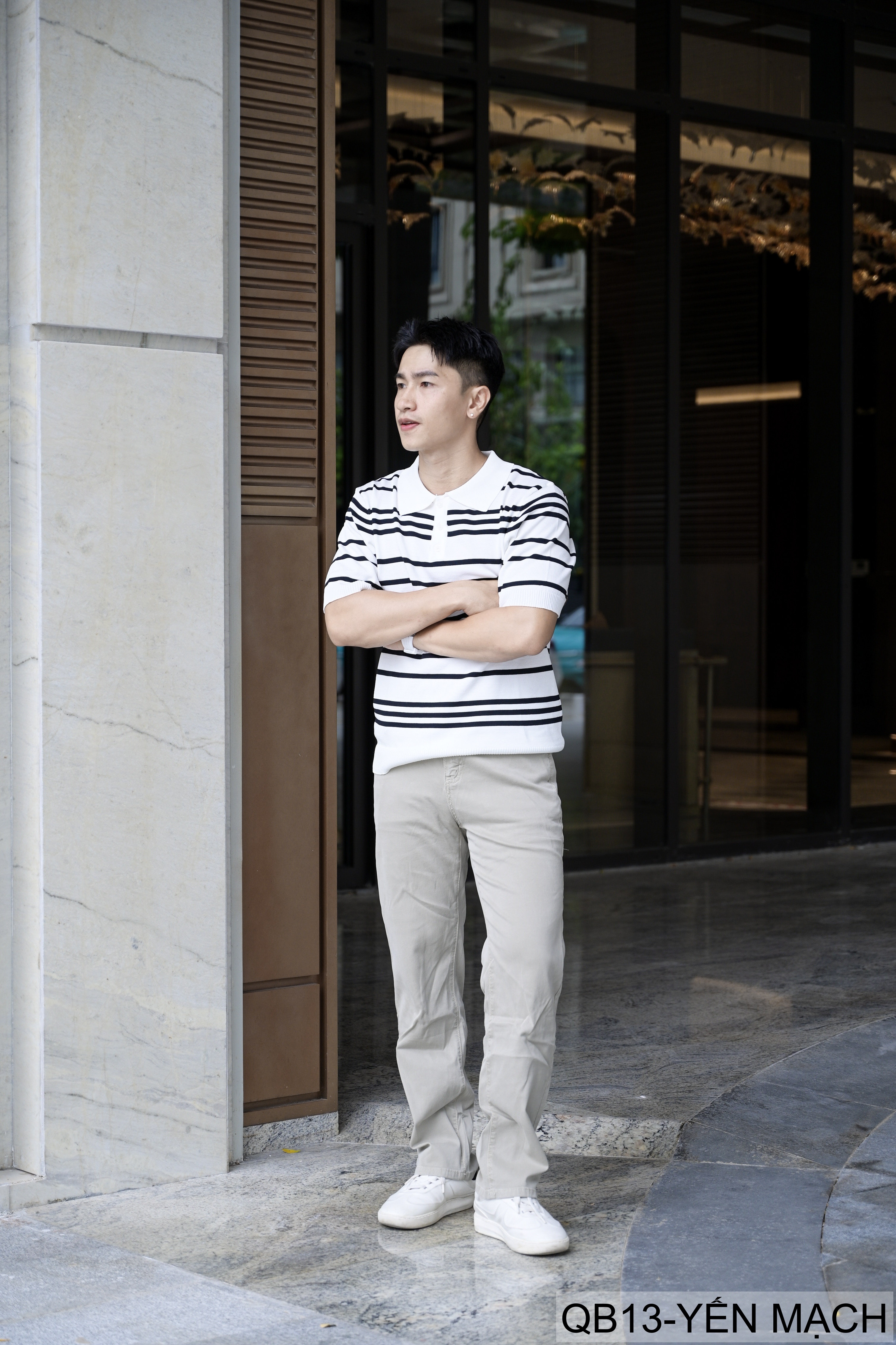 QB13 - Quần jeans nam ống đứng màu yến mạch, chất co giãn, phong cách streetwear trẻ trung_thumbnail_4