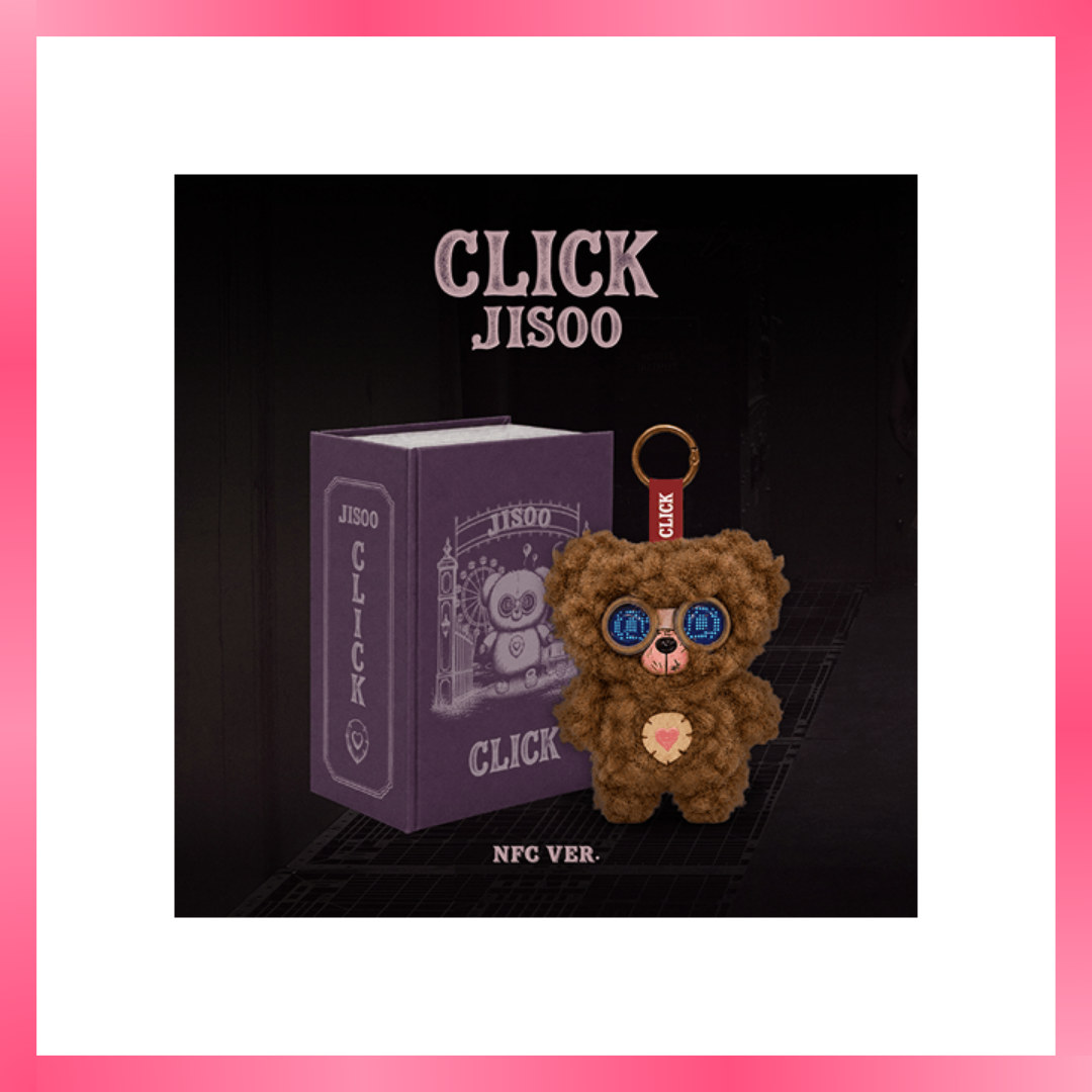 JISOO SINGLE ALBUM - CLICK (BABY BEAR NFC VER.)