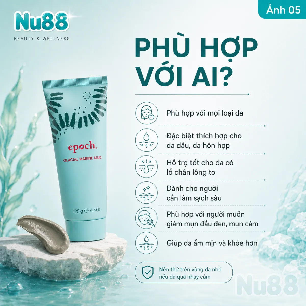 Mặt Nạ Bùn Biển Tự Nhiên Epoch Glacial Marine Mud (125 g)_thumbnail_5