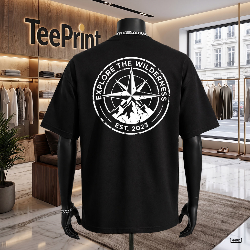 Áo thun nam wild free form rộng TeePrint 4402_thumbnail_3