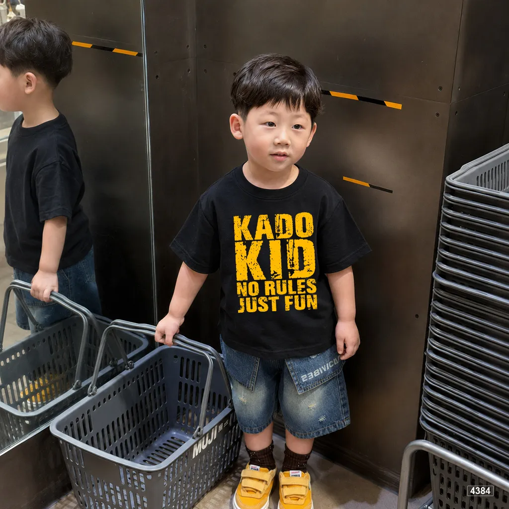 Áo thun bé trai Hàn Quốc no rules cá tính Kado 4386_thumbnail_2