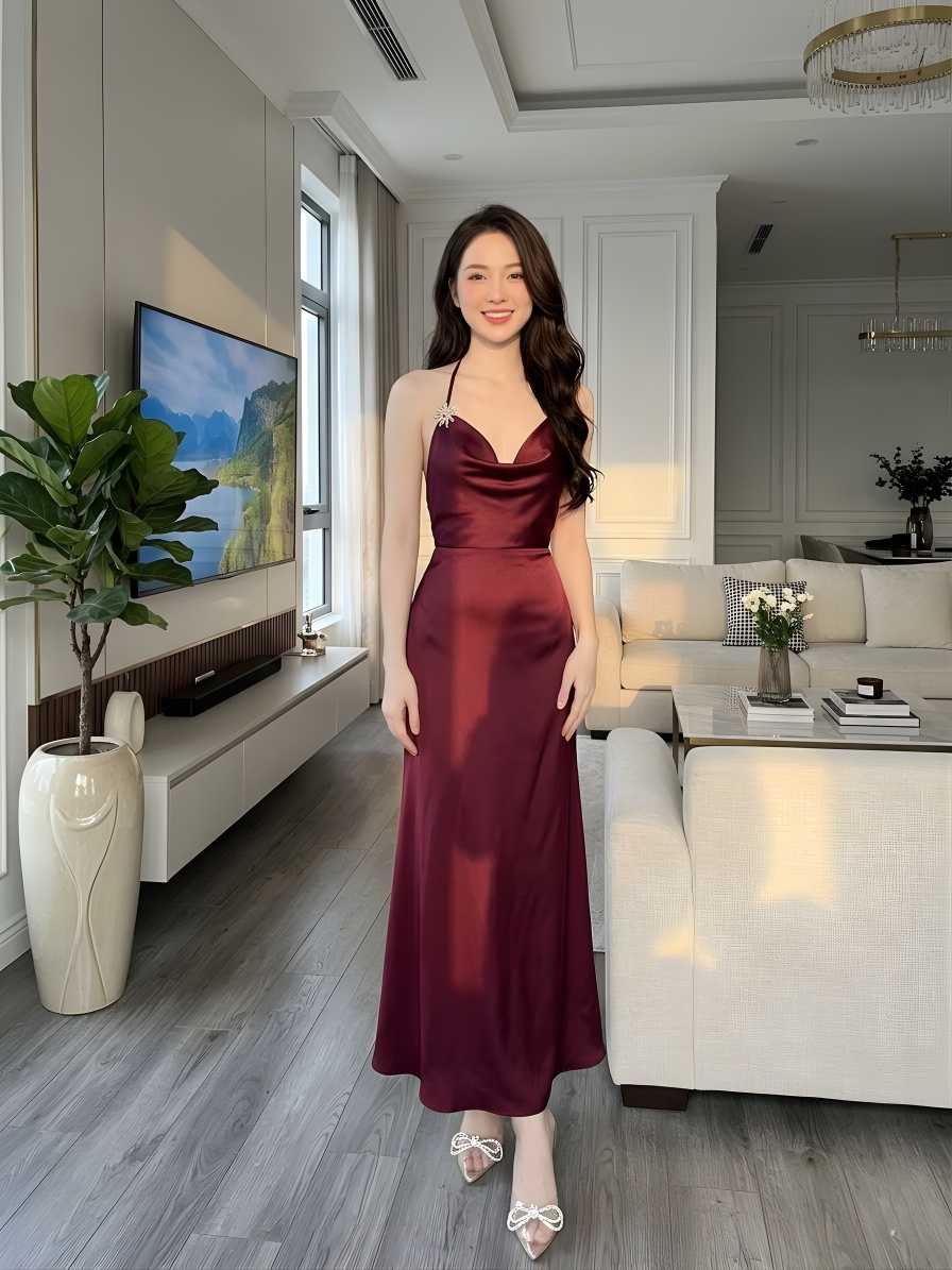 S12 - Đầm Lụa Yếm Đuôi Cá_thumbnail_3