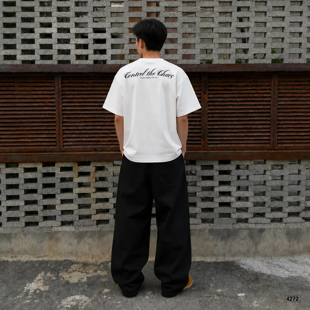 Áo thun unisex form rộng phong cách đường phố Polux 4272_thumbnail_3