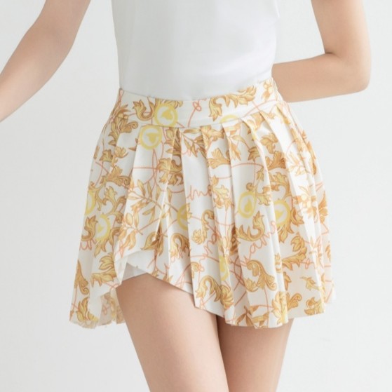Chân Váy In Họa Tiết Lưng Thun Vạt Xéo_thumbnail_0