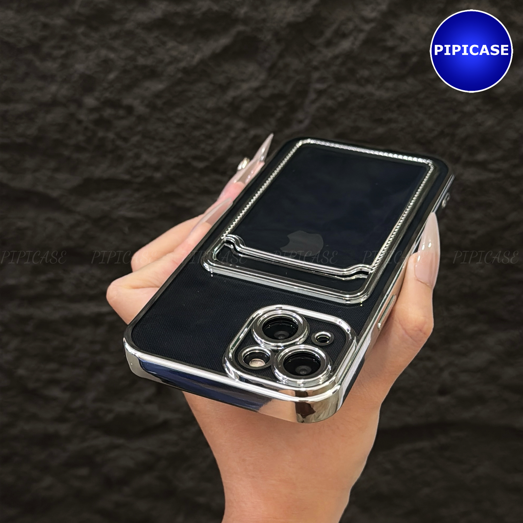 Ốp Lưng iPhone 14 - Ốp Thẻ - Bạc_thumbnail_11