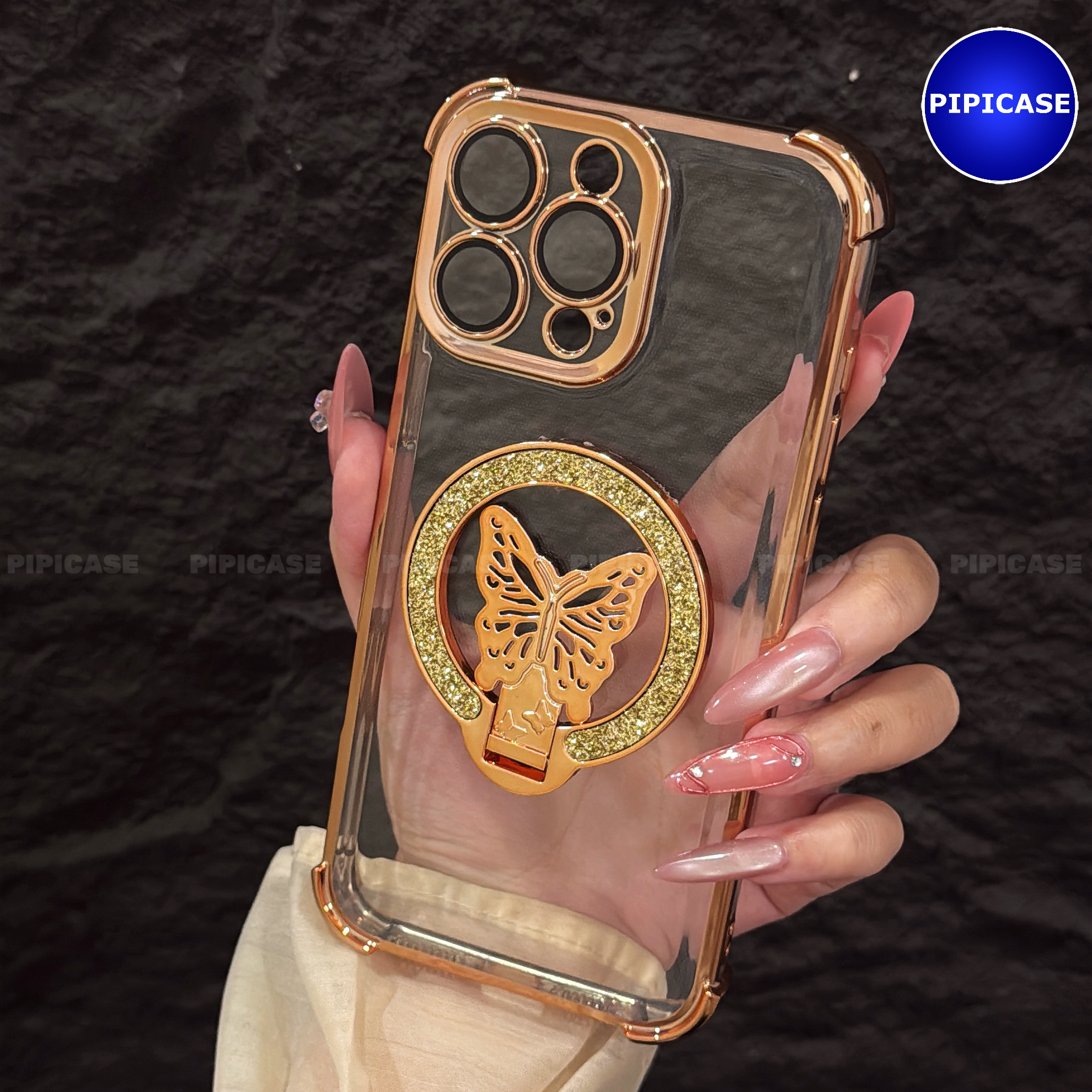 Ốp Lưng iPhone 16 Pro Max - MO - Vàng