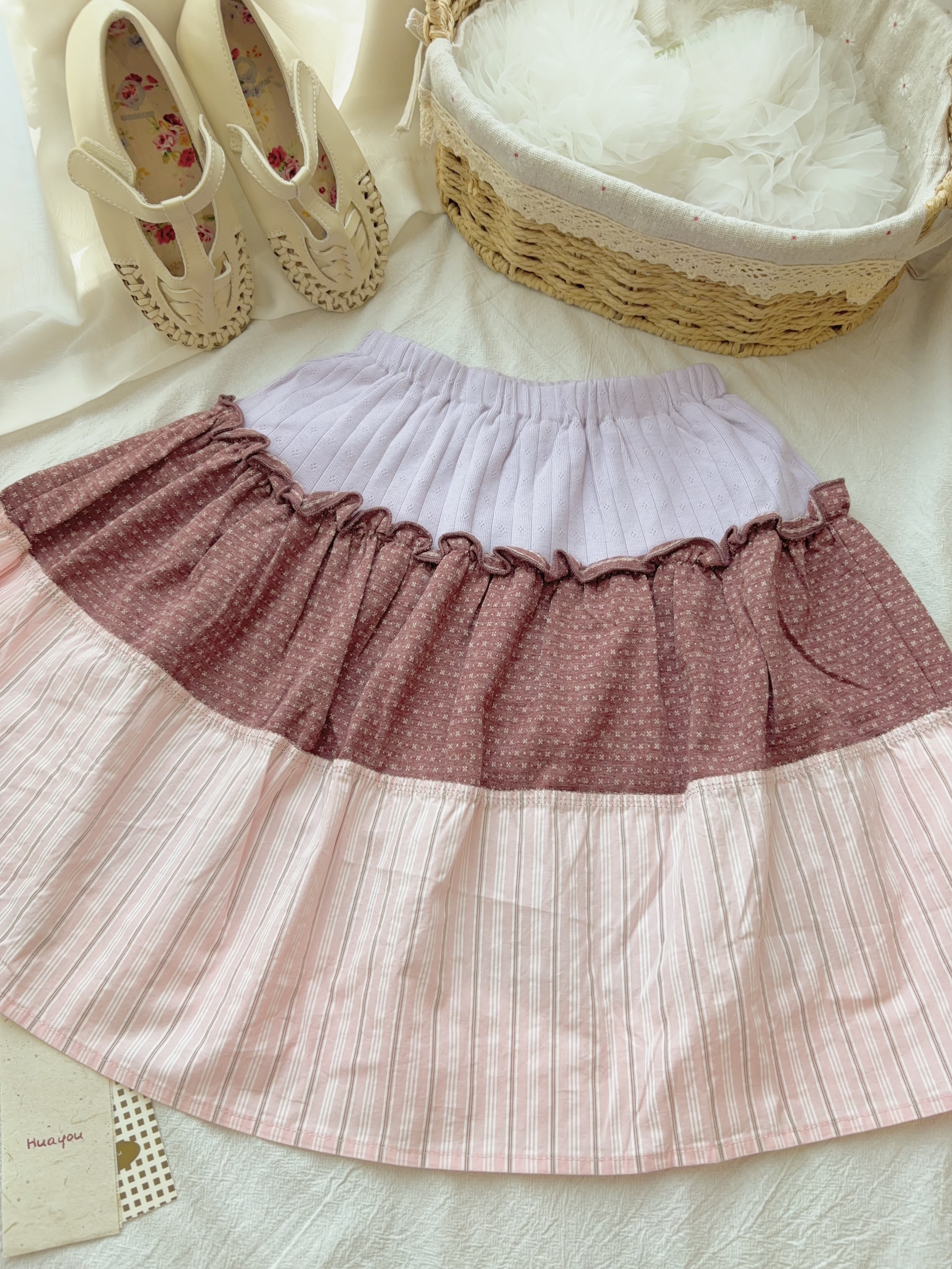 HY45 - Chân váy nỉ hãng Hua You | Sz 90-130 | 426578