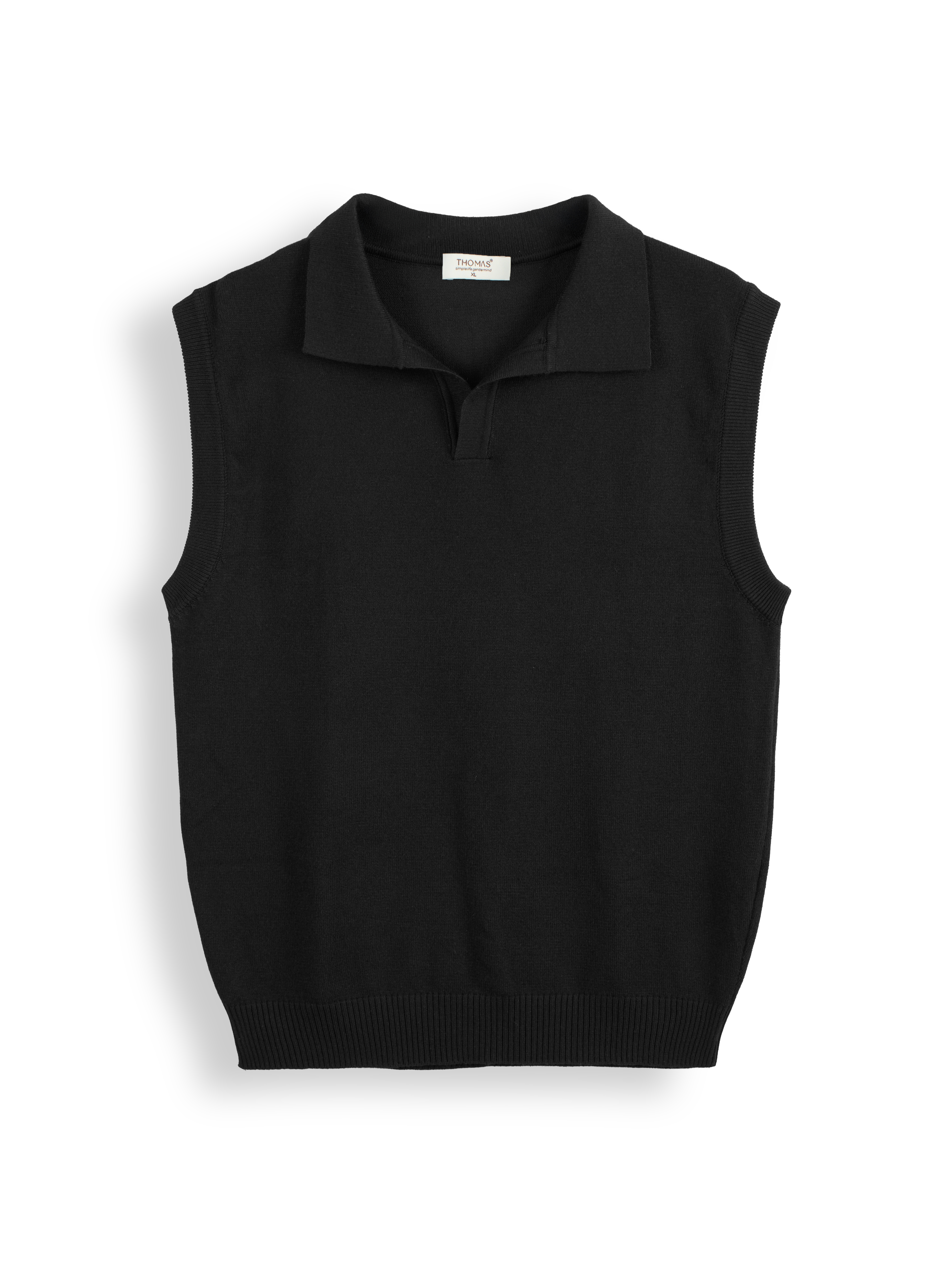 Áo Gile Dệt Kim Cổ Johnny Campus Sợi Rayon Form Regular