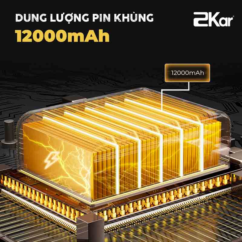 Máy Bơm Lốp Kiêm Kích Bình 4in1 Ozio 12.000mAh Chính Hãng, Giá Tốt_thumbnail_4