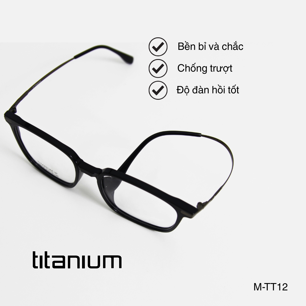 Gọng Kính Unisex Despoints Titanium cao cấp, gọng Titan thay được mọi loại tròng TT14_thumbnail_6