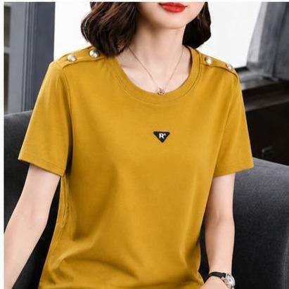 Áo Thun lẻ 353 Cổ Tròn Sọc mới mimi Free Size 45-75kg Co Giãn 4 Chiều Tôn Dáng Mềm Mịn Thoáng Mát Dễ Phối Phong Cách Borip Quảng Châu Chất Liệu Cao Cấp_thumbnail_5