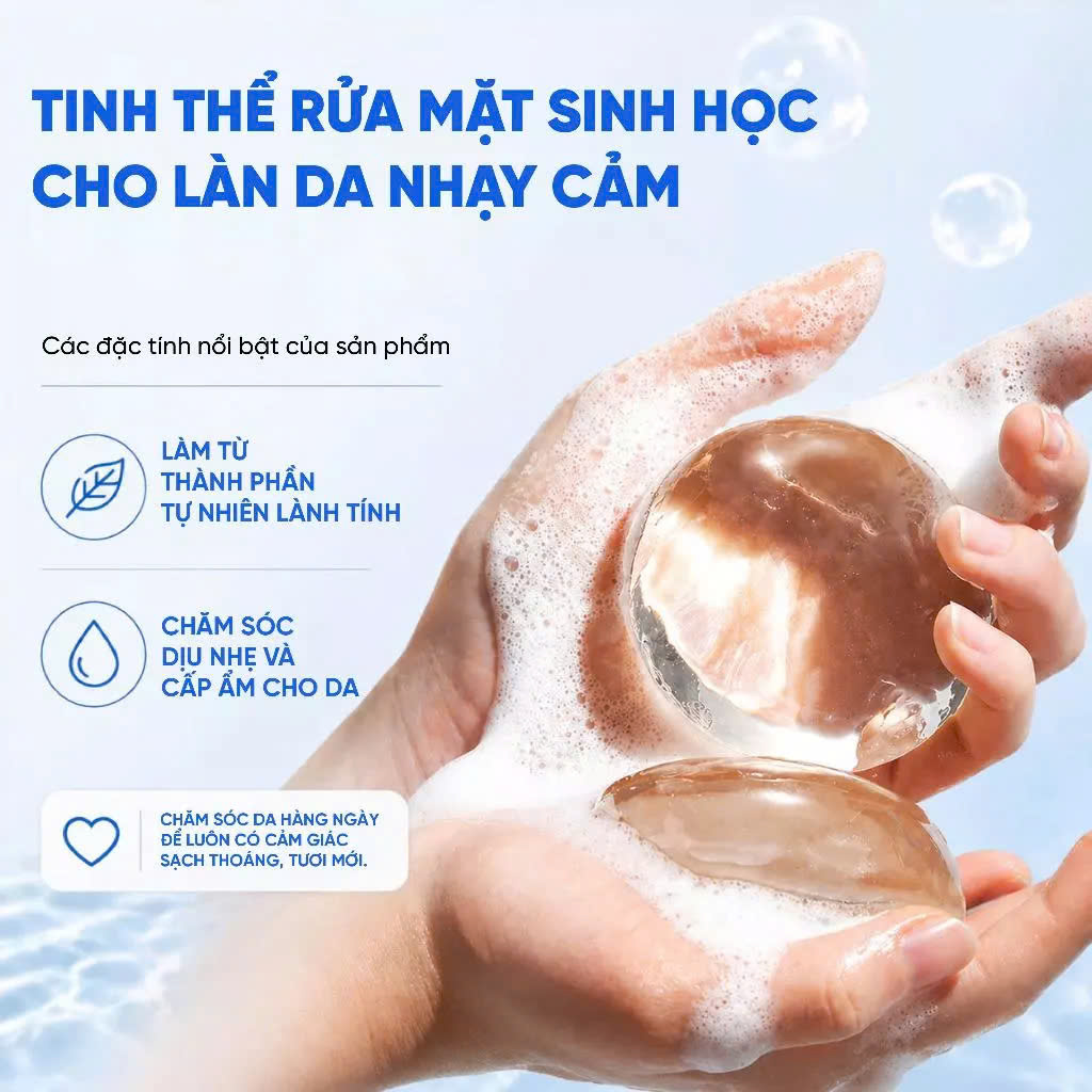 Tinh Thể Sữa Rửa Mặt Sinh Học [N-BIYAN] 100G_thumbnail_2