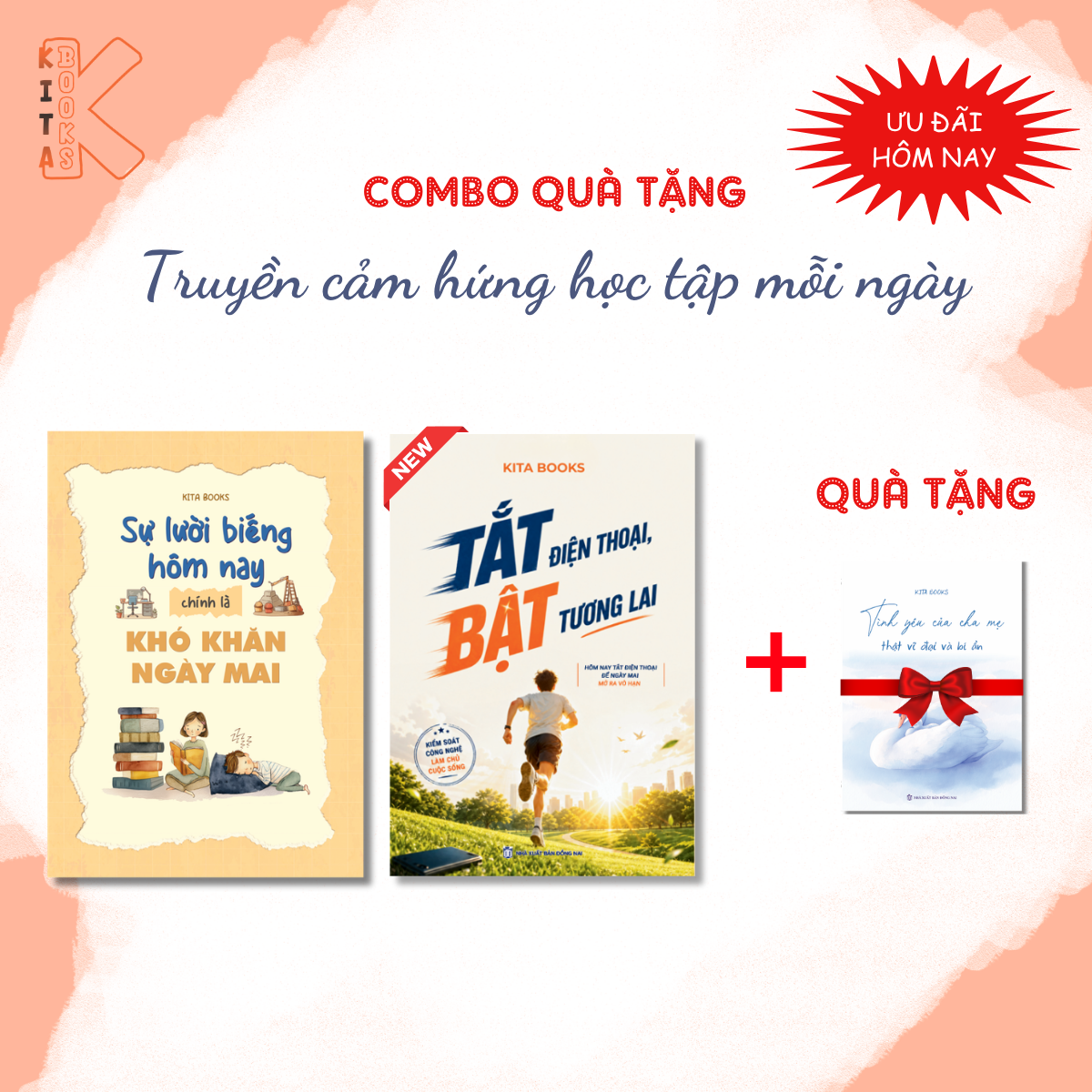 Combo Học Sinh Thời Đại Số - Tăng Động Lực Học, Giảm Nghiện Điện Thoại (Tặng Sách TYCM