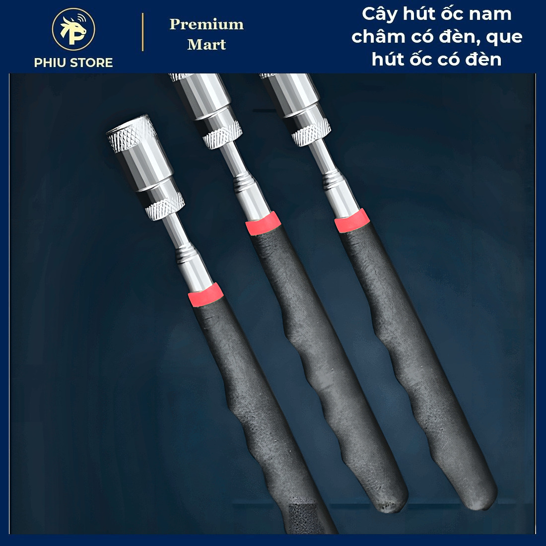 Combo Đồ Nghề Thợ Máy 5 Món - Kìm Mở Phe, Cây Hút Ốc Nam Châm, Kìm Cậy Chốt Nhựa, Khay Từ, Keo Hàn X3000_thumbnail_2
