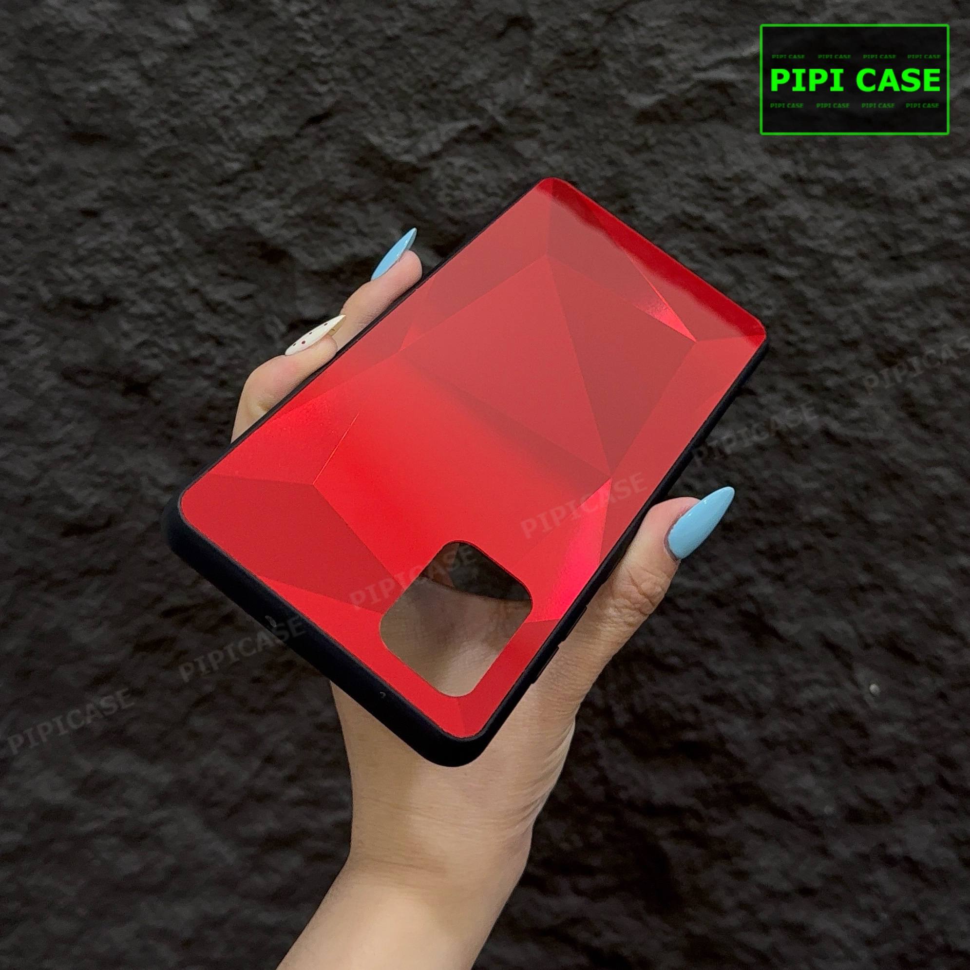 Ốp Lưng Samsung A71 - Kim Cương 6D - Đỏ_thumbnail_1