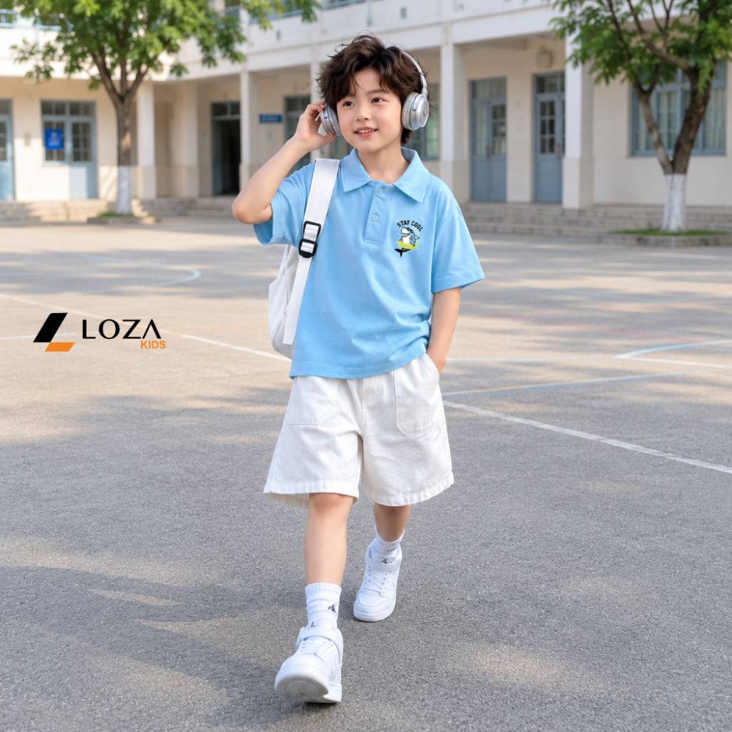 Áo polo bé trai hình Cá mập - Loza Kids PL3644_thumbnail_1