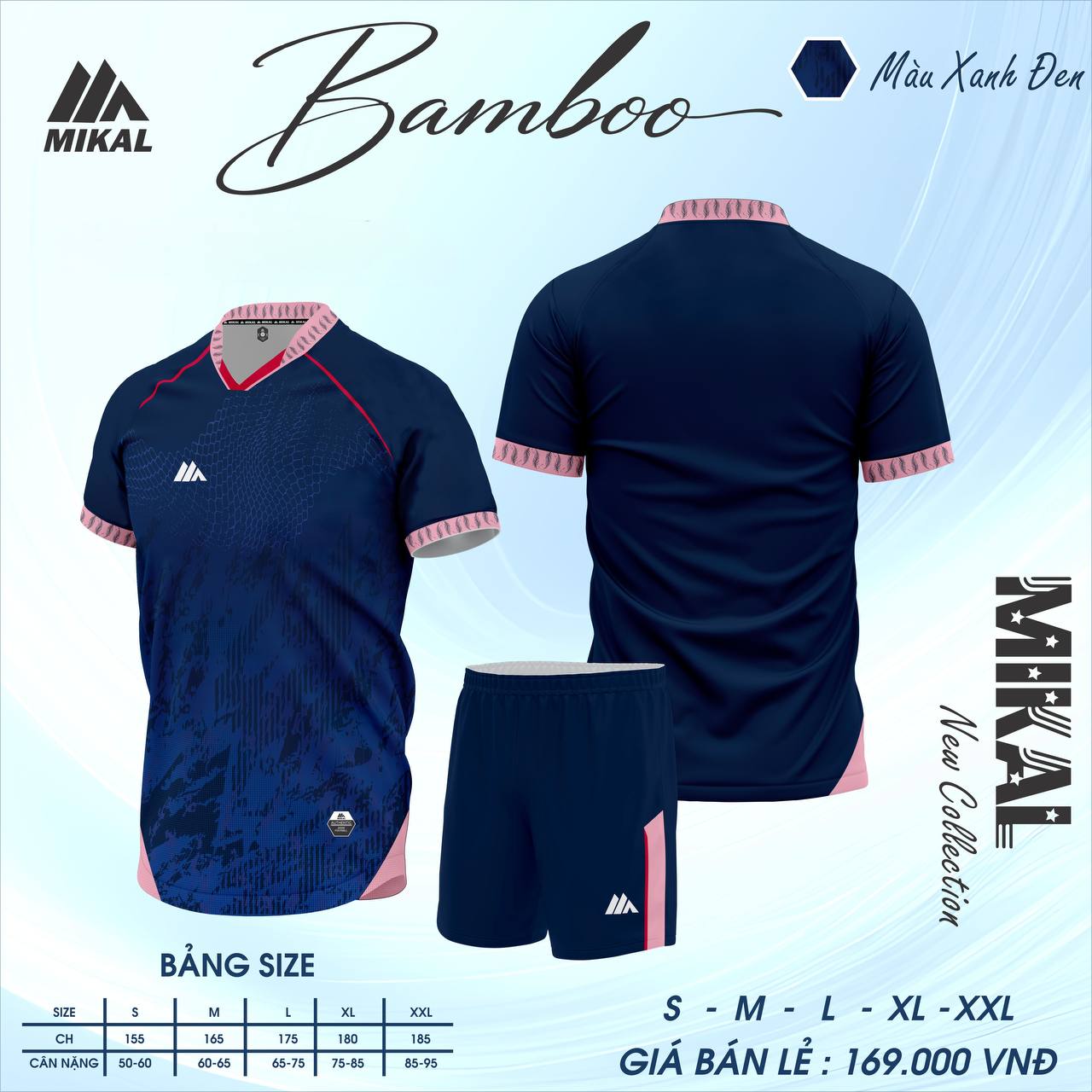BST Quần Áo Bóng Đá Mikal Bamboo K8 Thun Mè Cao Cấp Thoáng Khí Thể Thao Đương Đại_thumbnail_5