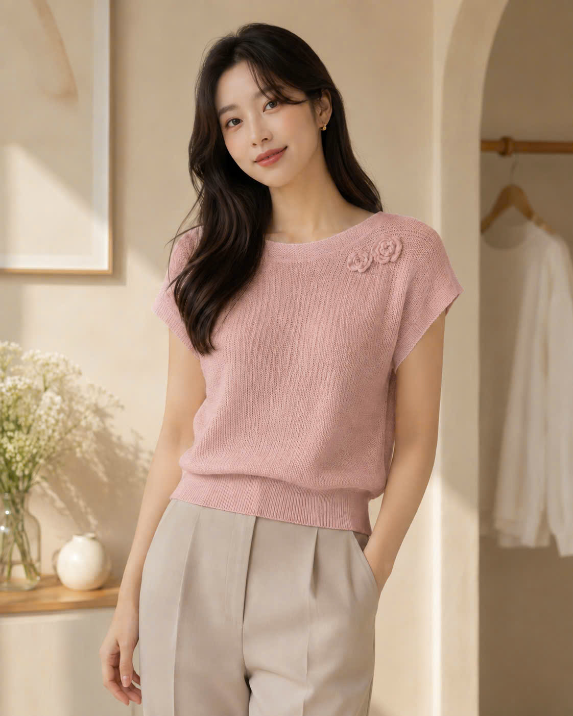 Áo len sợi bẹt vai đính hoa_thumbnail_5
