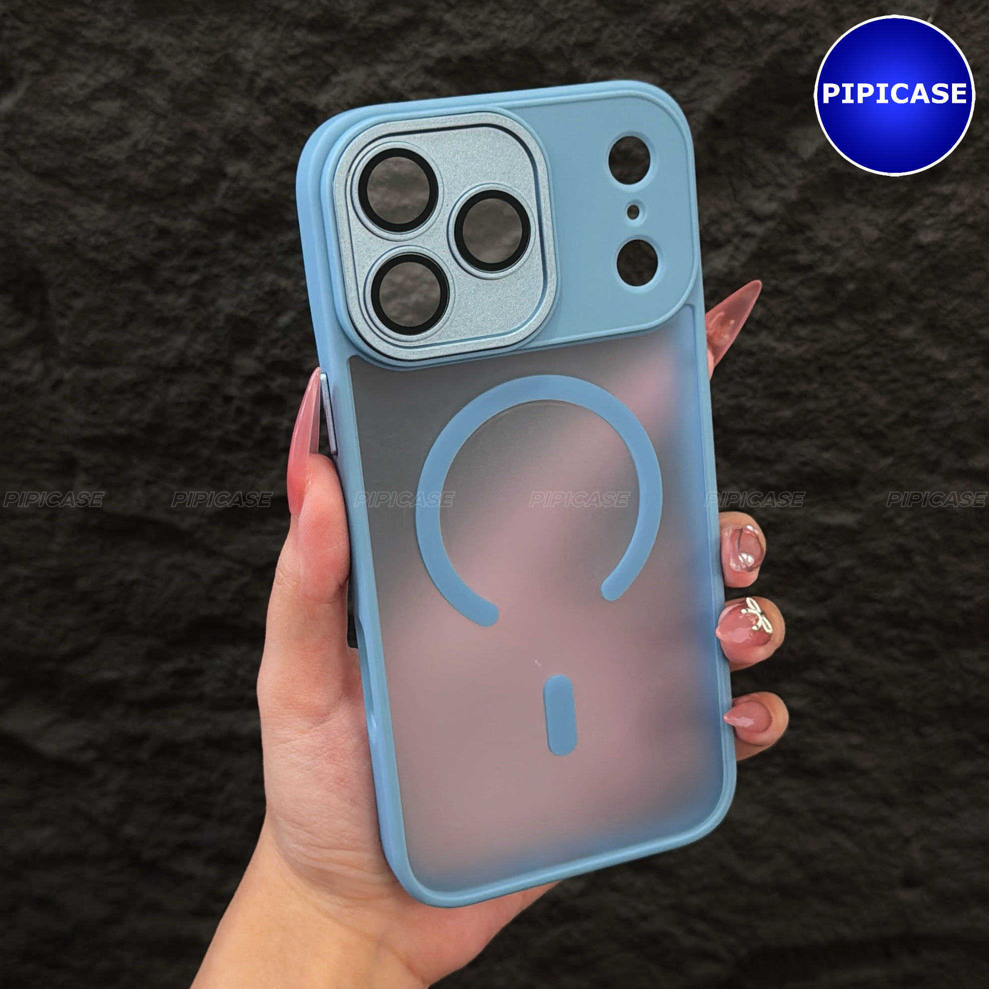 Ốp Lưng iPhone 17 Pro Max - Kao - Xanh Nhạt_thumbnail_6