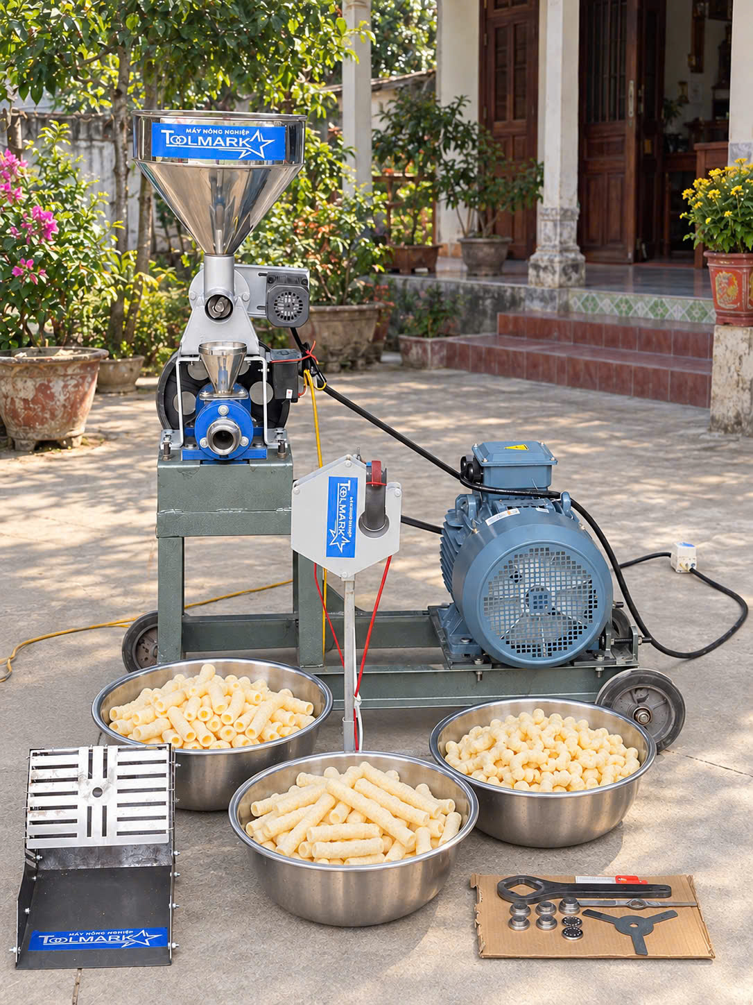 MÁY NỔ BỎNG CÔNG NGHIỆP TỰ ĐỘNG ĐỜI MỚI MT 7.5KW