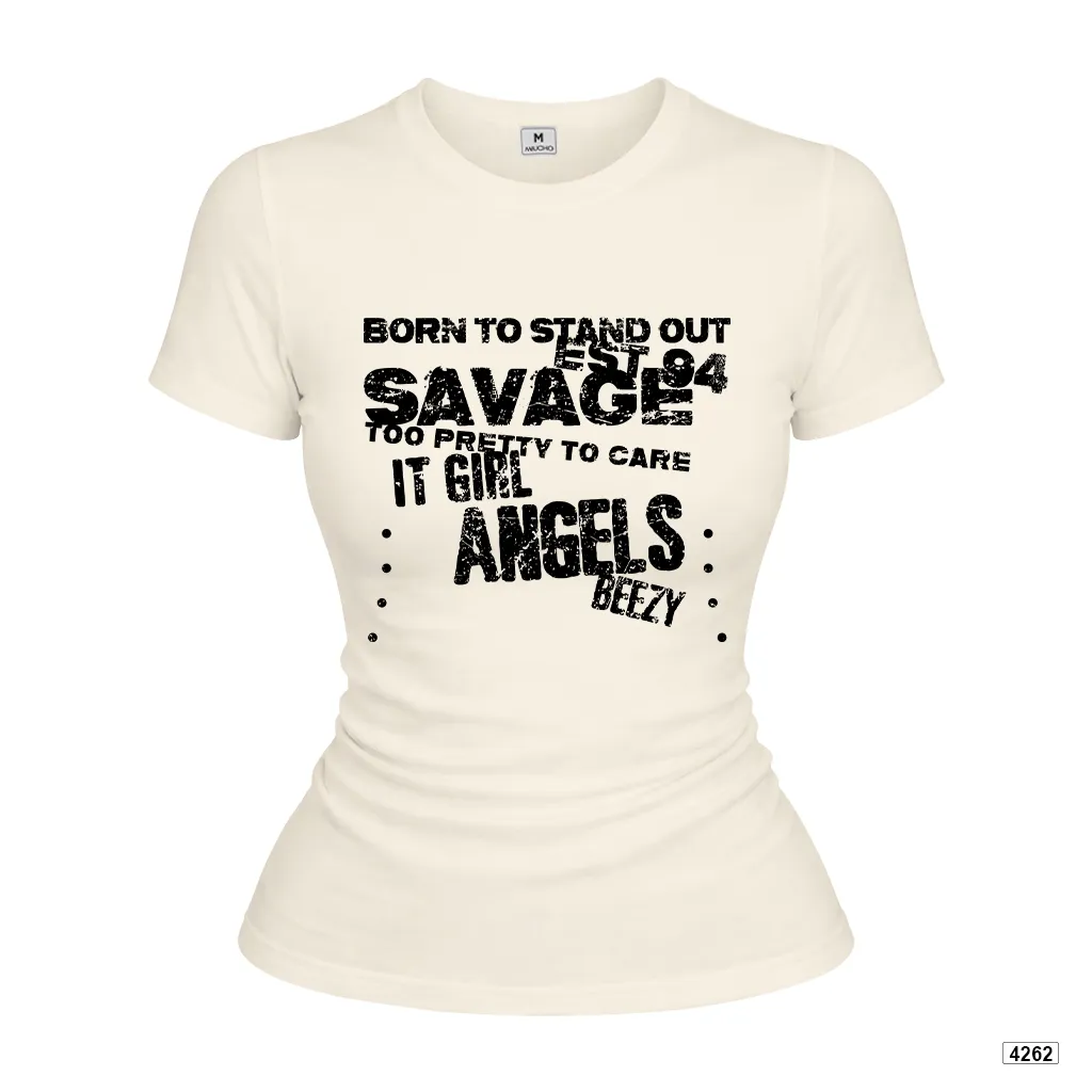 Baby tee form ôm dáng ngắn  ABD000374262 Beezy tay ngắn vải cotton thoáng mát cổ tròn  in mix_thumbnail_8