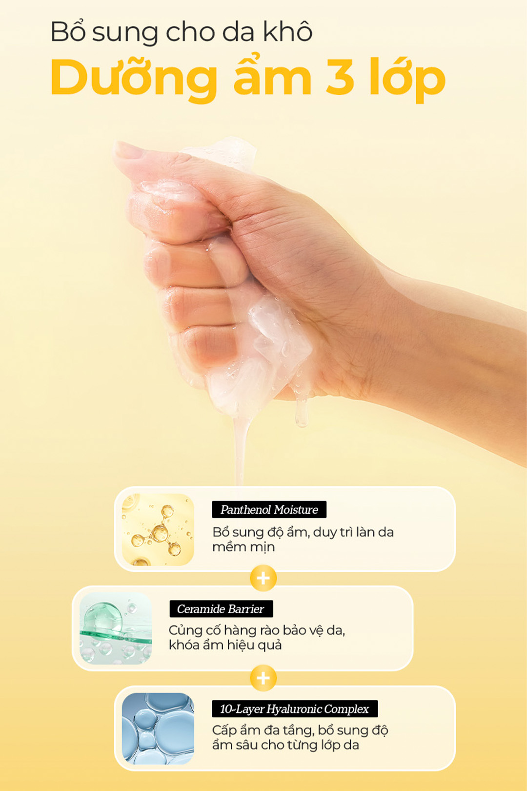 Mặt nạ cấp ẩm, làm dịu, phục hồi và tăng cường hàng rào bảo vệ da Elravie Hyaluronic Ceramide Mask_thumbnail_3