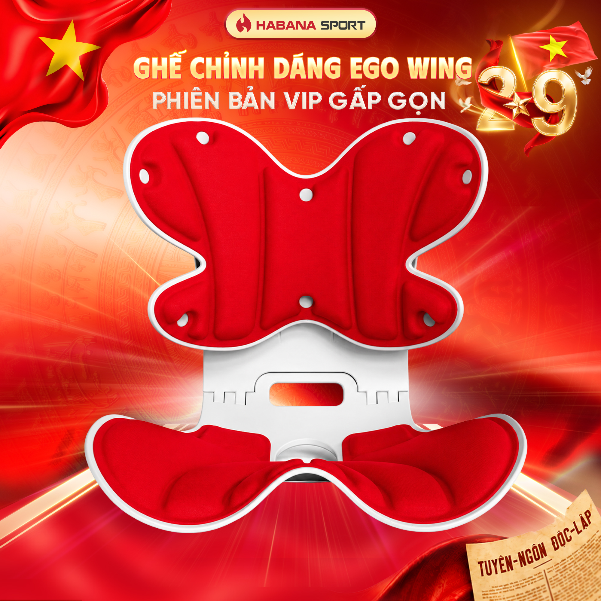 Ghế Chỉnh Dáng HABANA EGO WING CAO CẤP