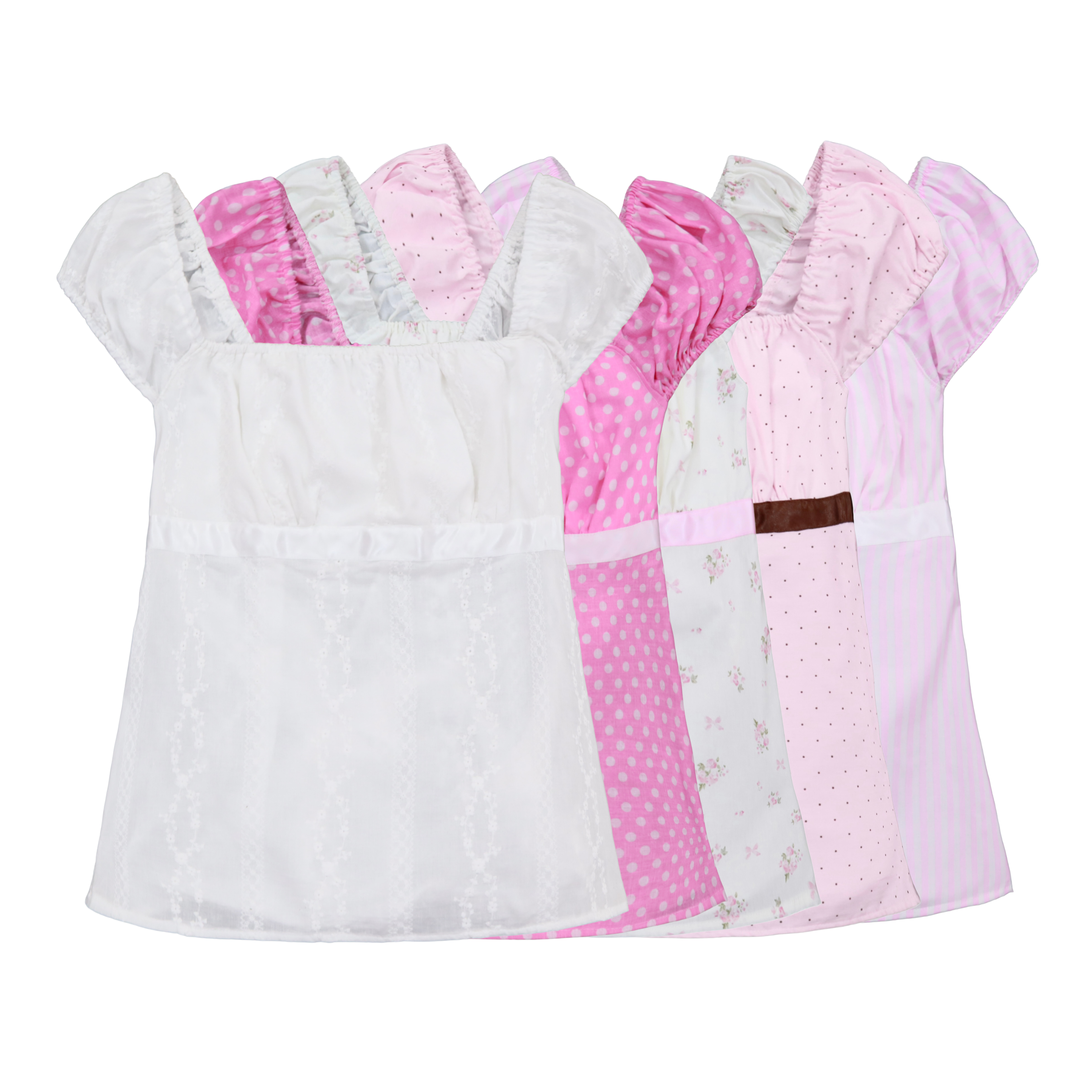 HANDMADE BABYDOLL TOP (LƯNG CỘT NƠ)